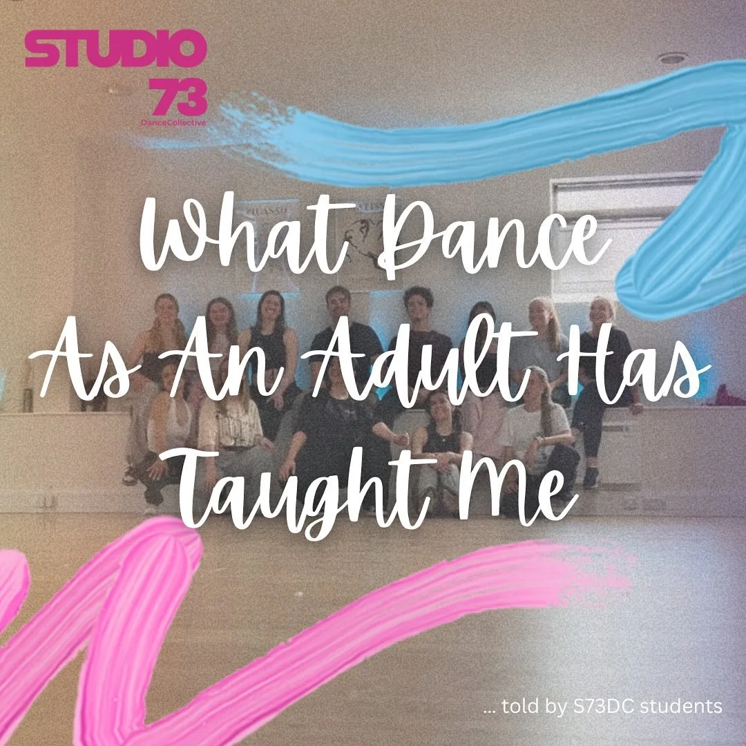 WHAT DANCE AS AN ADULT HAS TAUGHT ME✨🤍

This is your sign&hellip;it is never too late to try something new or reconnect with a passion you once had!🫶🏼

S73DC welcomes everyone with open arms, no matter your level or experience - this is safe space