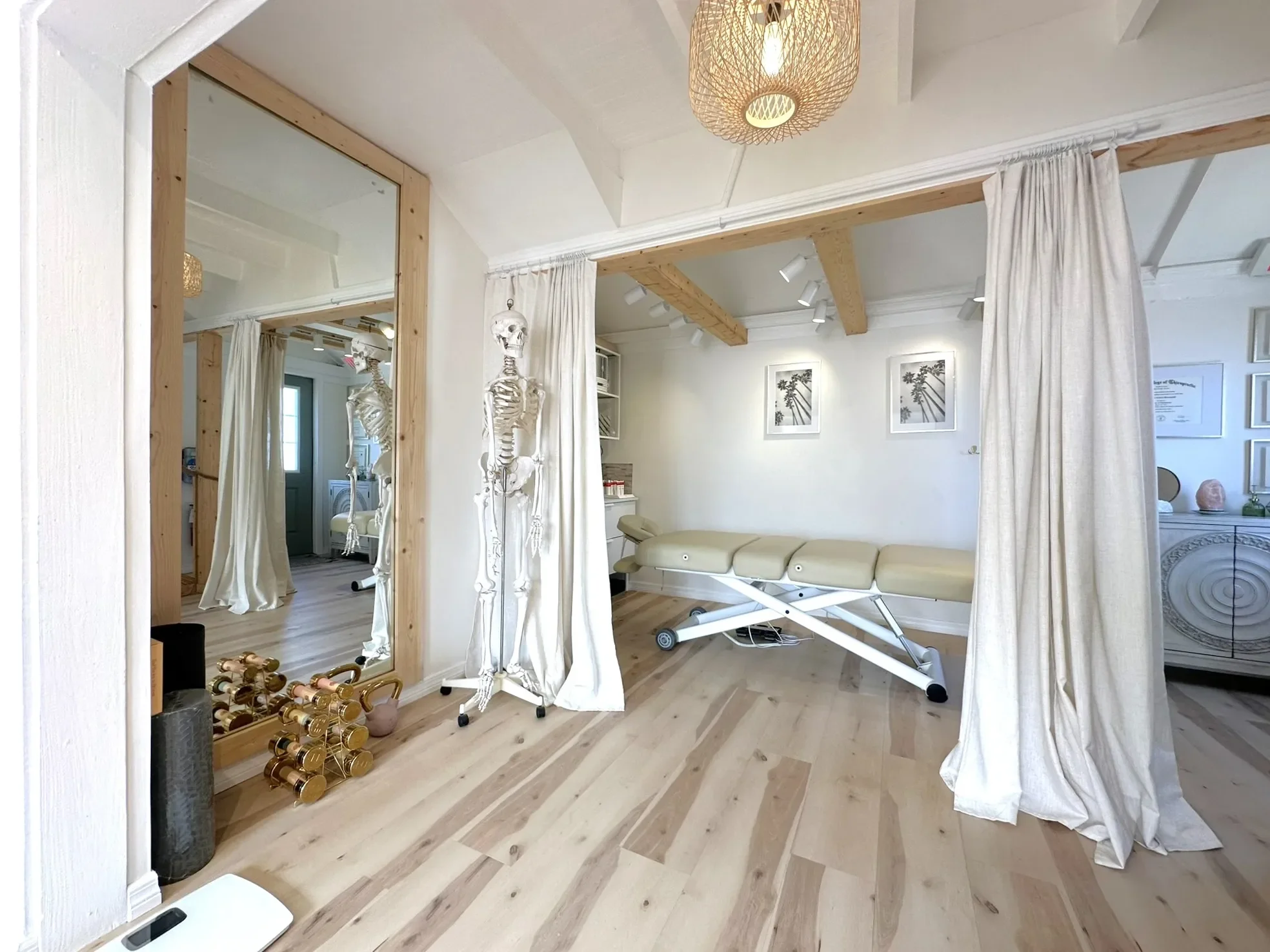 Interior of Coastal Wellness Chiropractic clinic in New Smyrna Beach