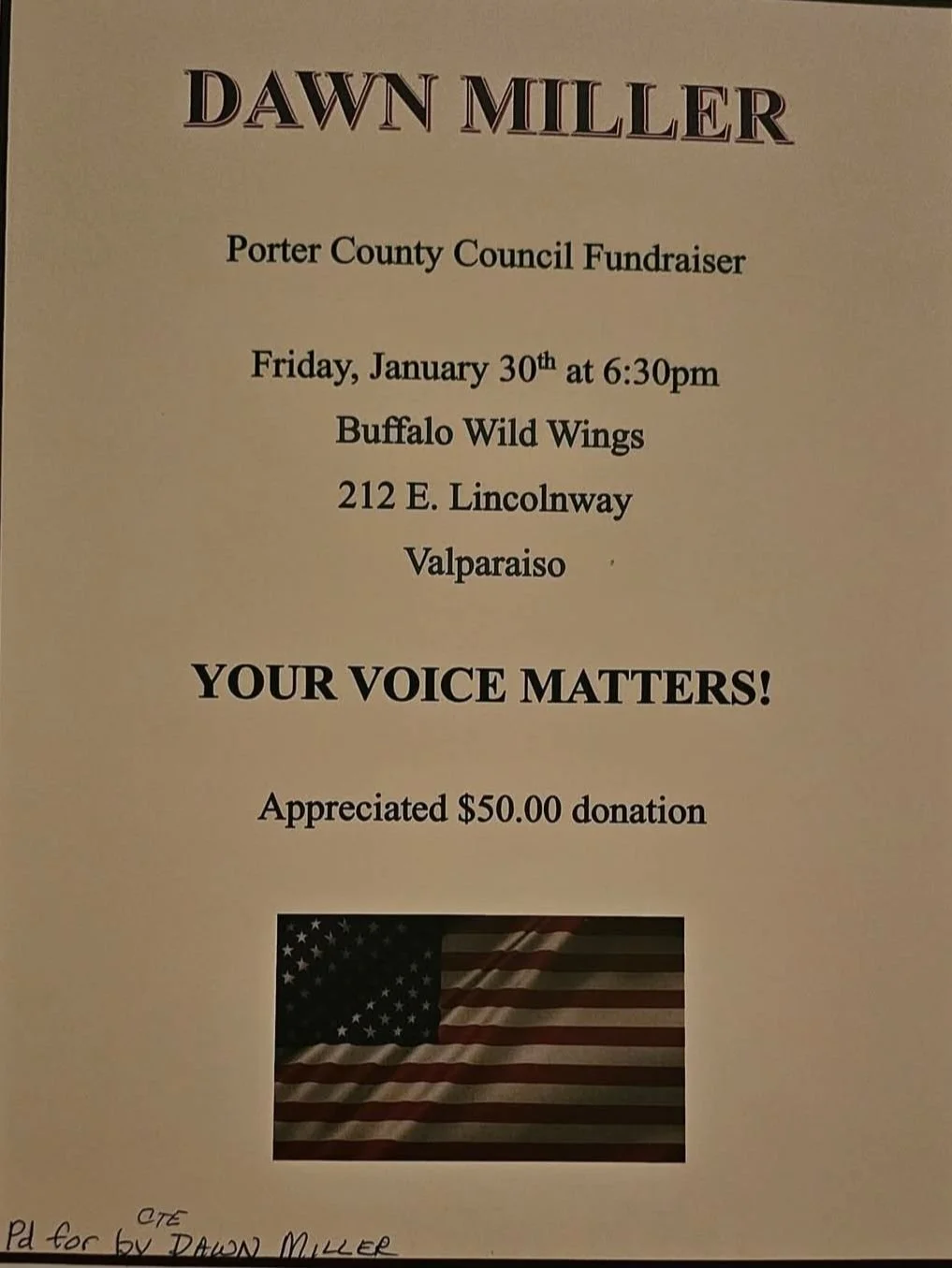 Dawn Miller for County Council Fundraiser