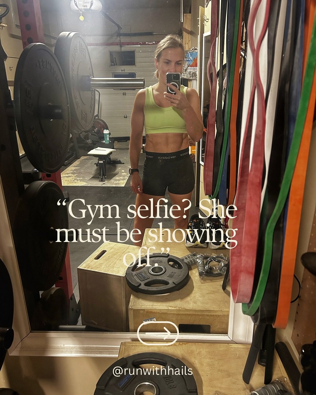 &ldquo;Call it showing off if you want&hellip; I call it reminders to myself.&rdquo;
I take gym selfies not for attention, but because they capture the moments I chose to show up &mdash; tired, busy, unmotivated, but still here.
They remind me that d
