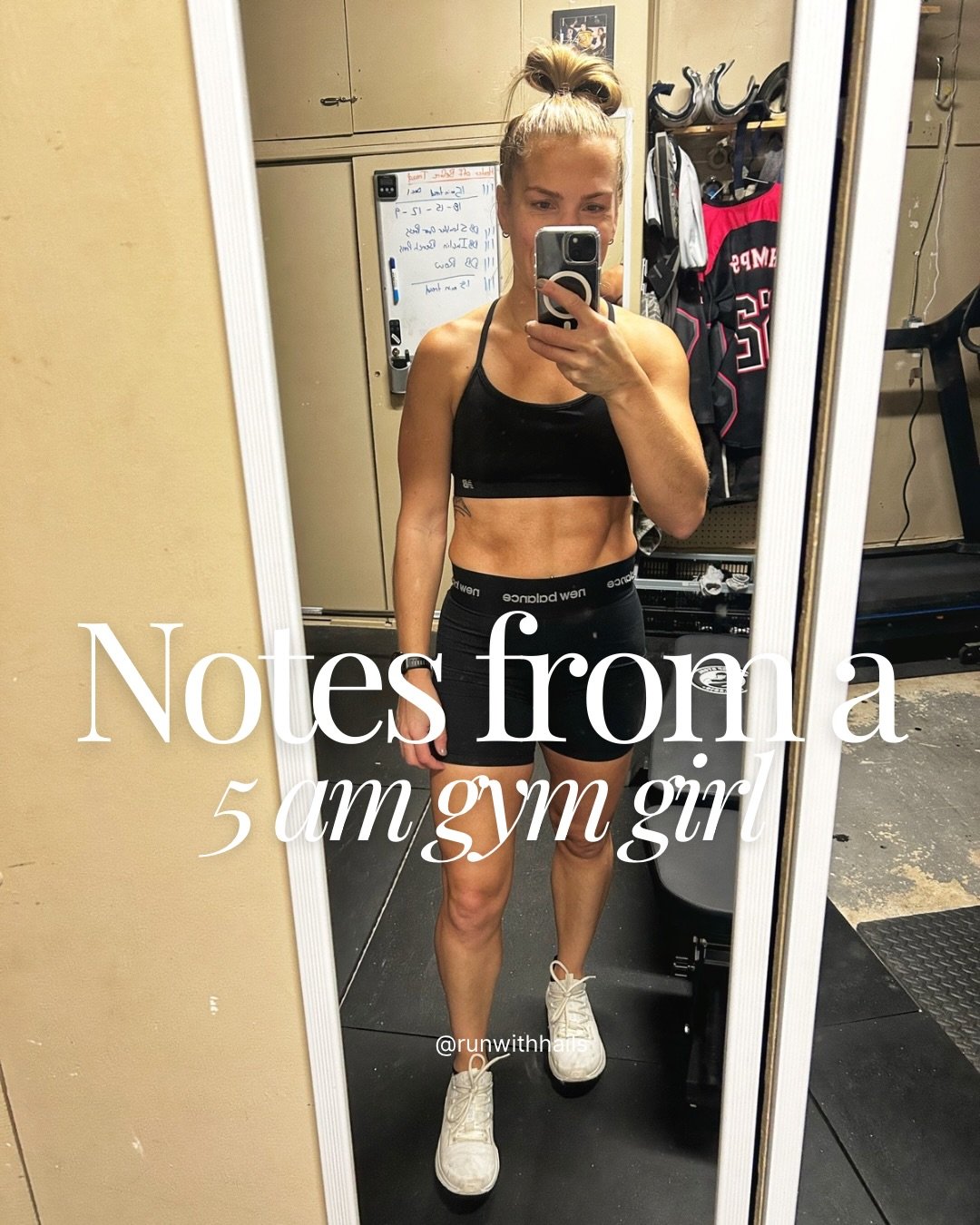The 5 am version of me isn&rsquo;t perfect&hellip; but she consistent. And honestly? That&rsquo;s what&rsquo;s changing everything. The quiet hours, the unglamorous reps, the choices no one sees - that&rsquo;s where the real growth happens.

#gymgirl