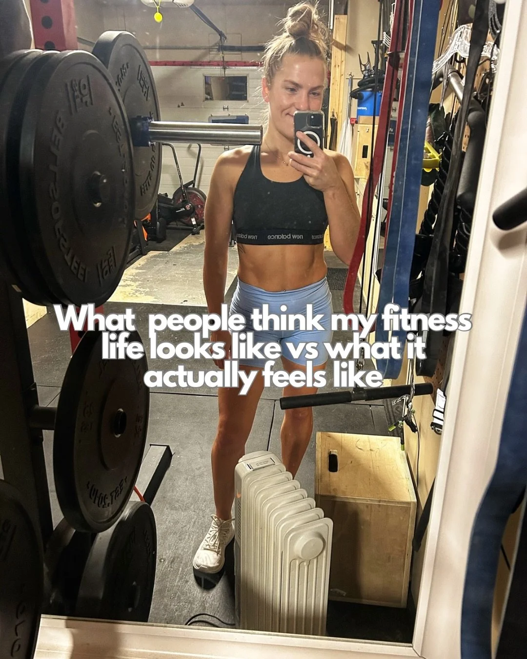 Not everything you see tells the full story.

What looks like discipline often feels like showing up when I don&rsquo;t always want to.

What looks like confidence often feels like self doubt creeping in between sets.

What looks like consistency is 