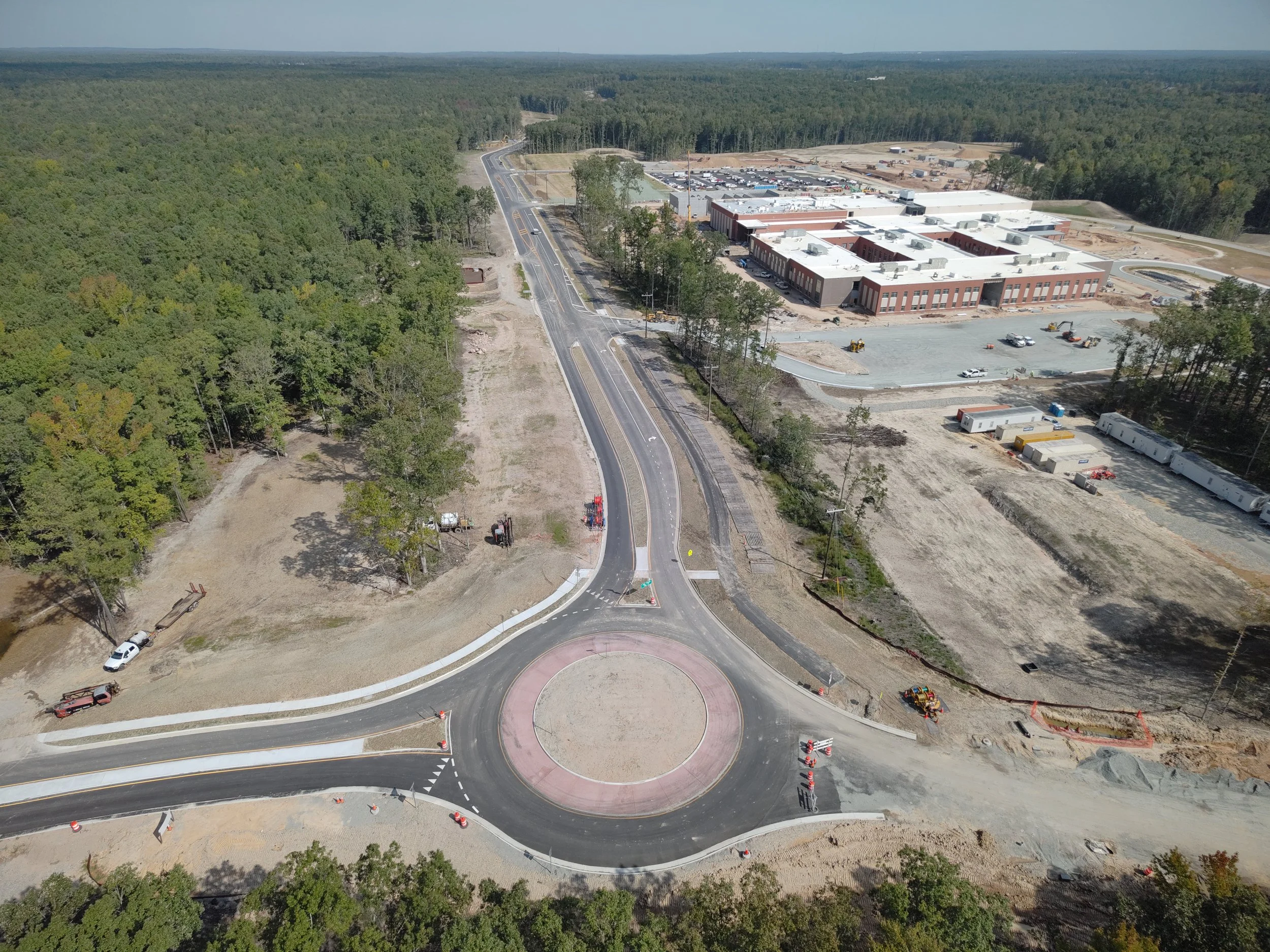 Dirt and waterline work on Duval Road begins.