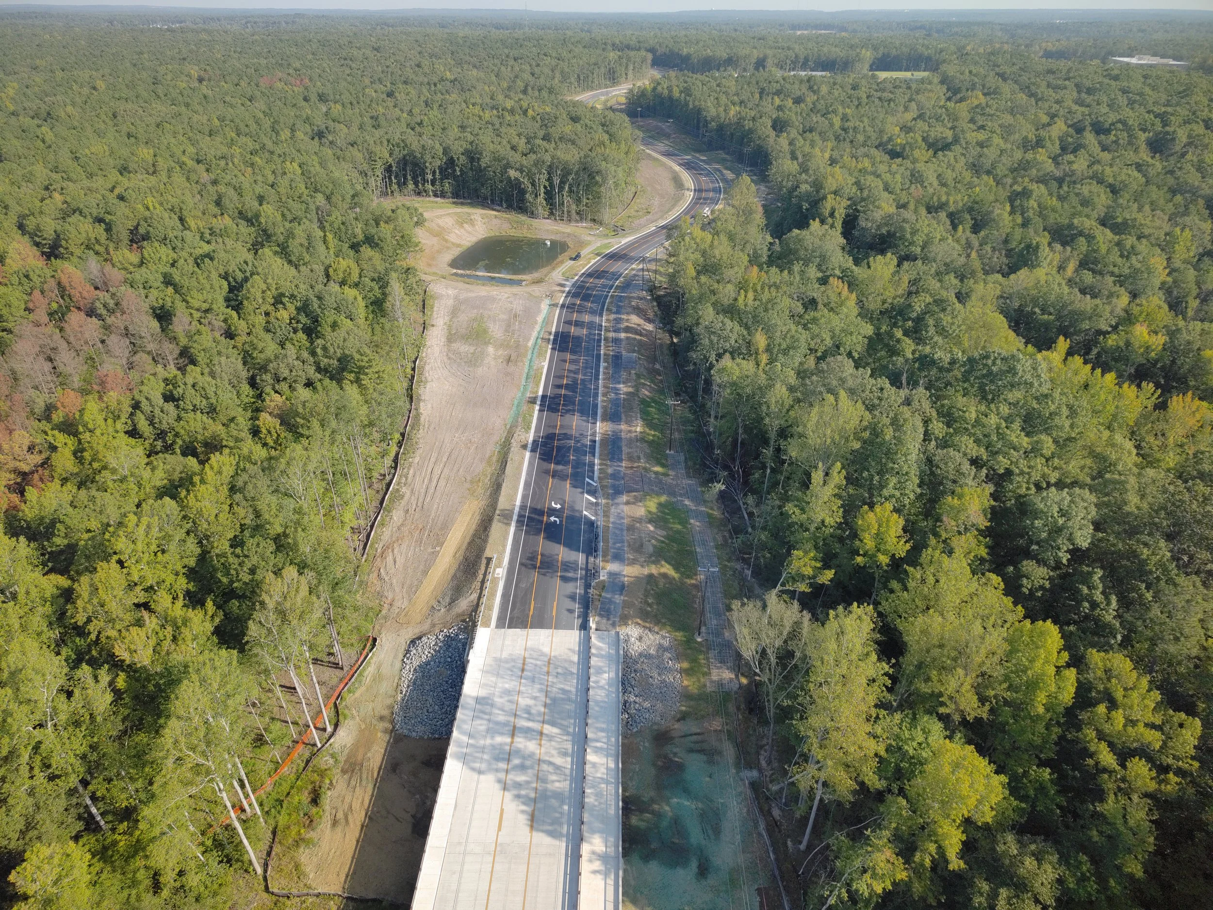 Dirt and waterline work on Duval Road begins.