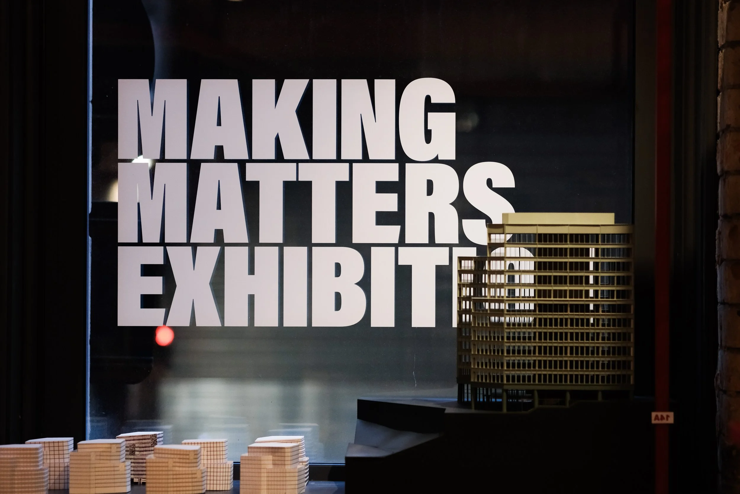 Exhibition Photograph taken by Oliver Webley © courtesy of the Architects Index of Modelmaking