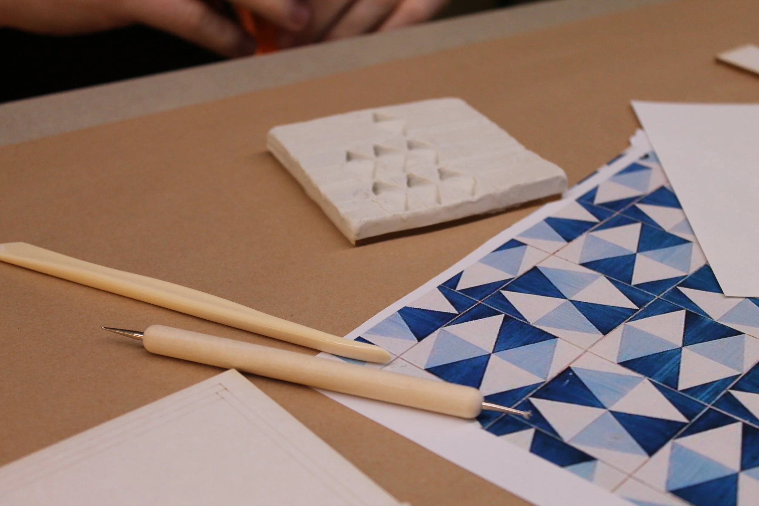 Casting Workshop with Maz Weineck, photograph taken by Laura Sanderson 