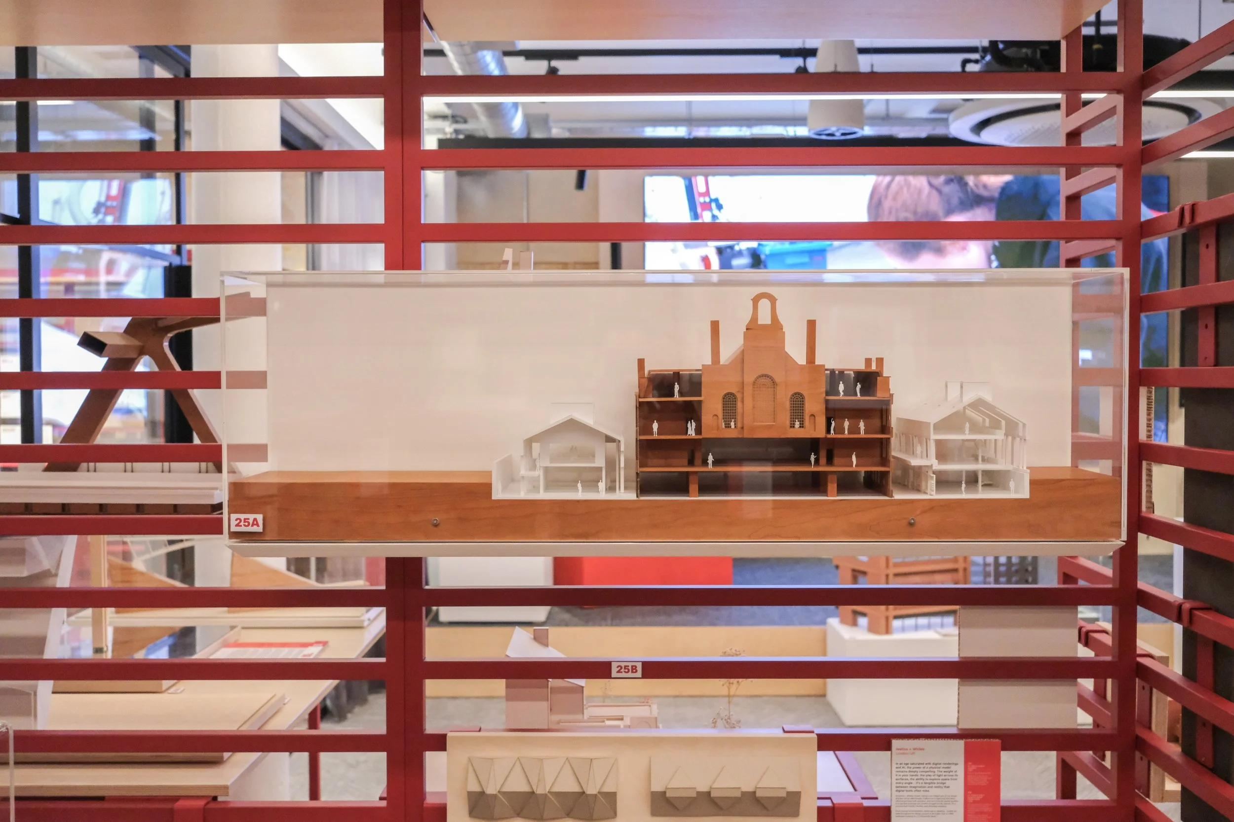 Exhibition Photograph taken by Oliver Webley © courtesy of the Architects Index of Modelmaking
