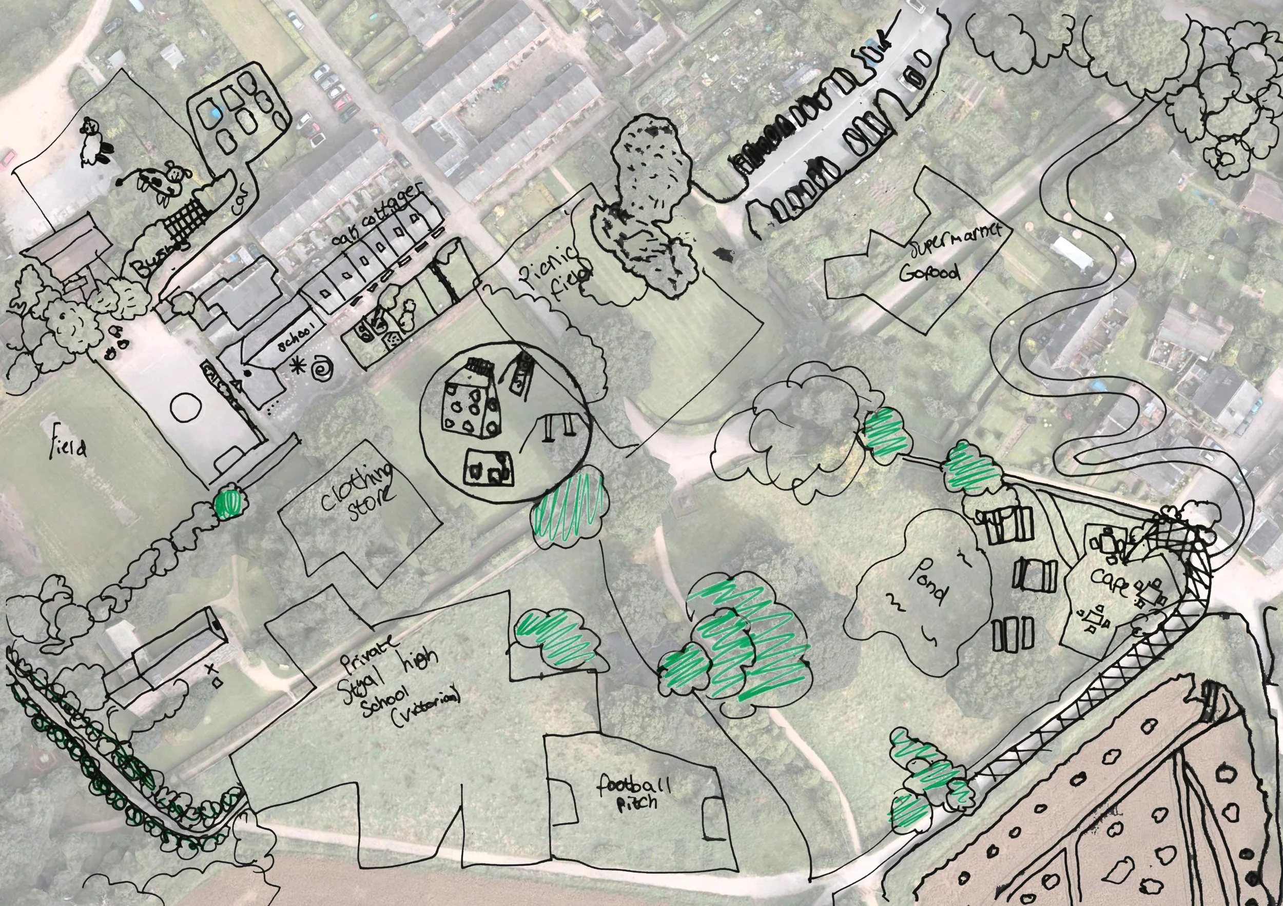 Proposal Plan by children from Styal Primary School