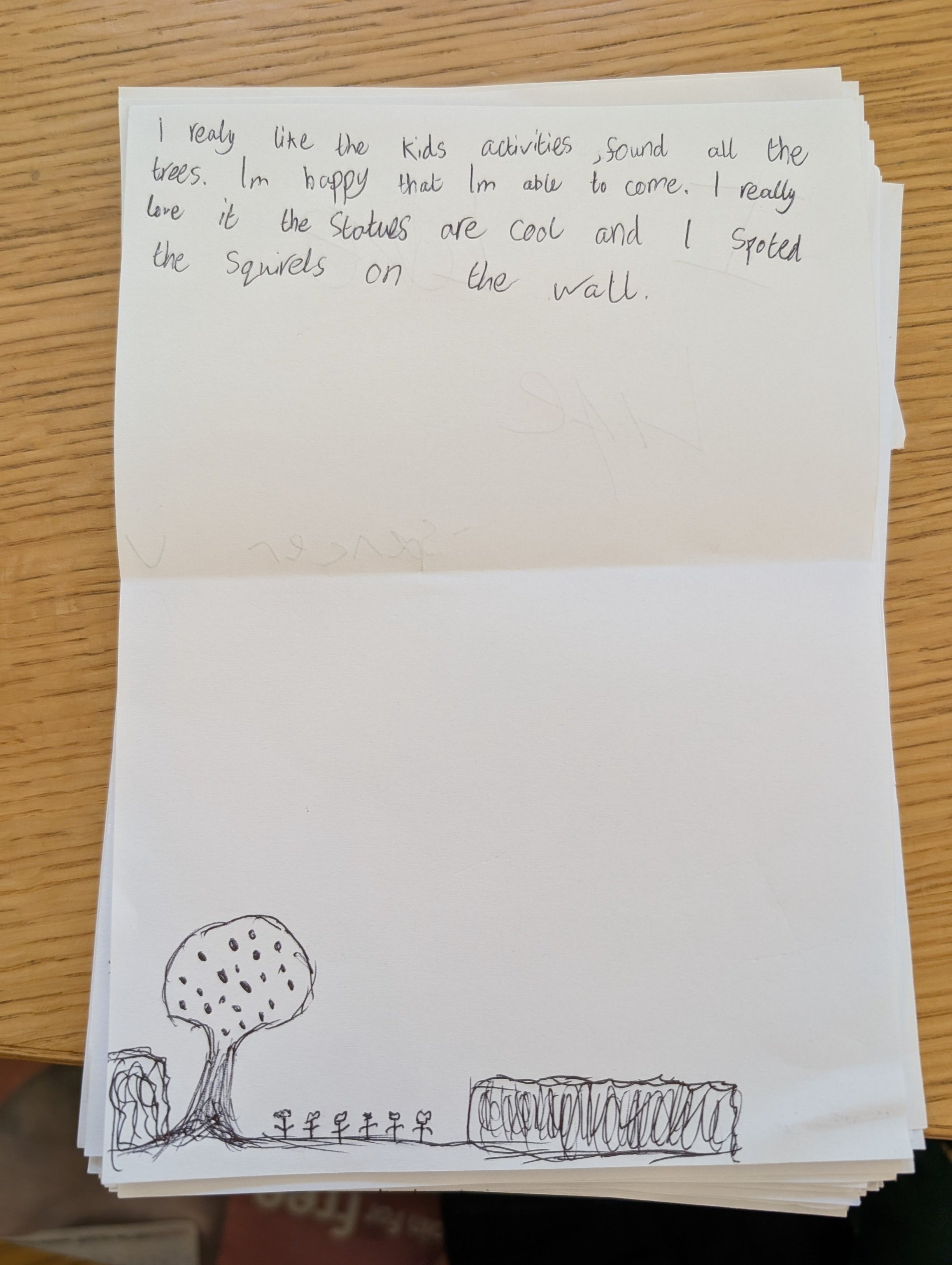 Feedback from participants
