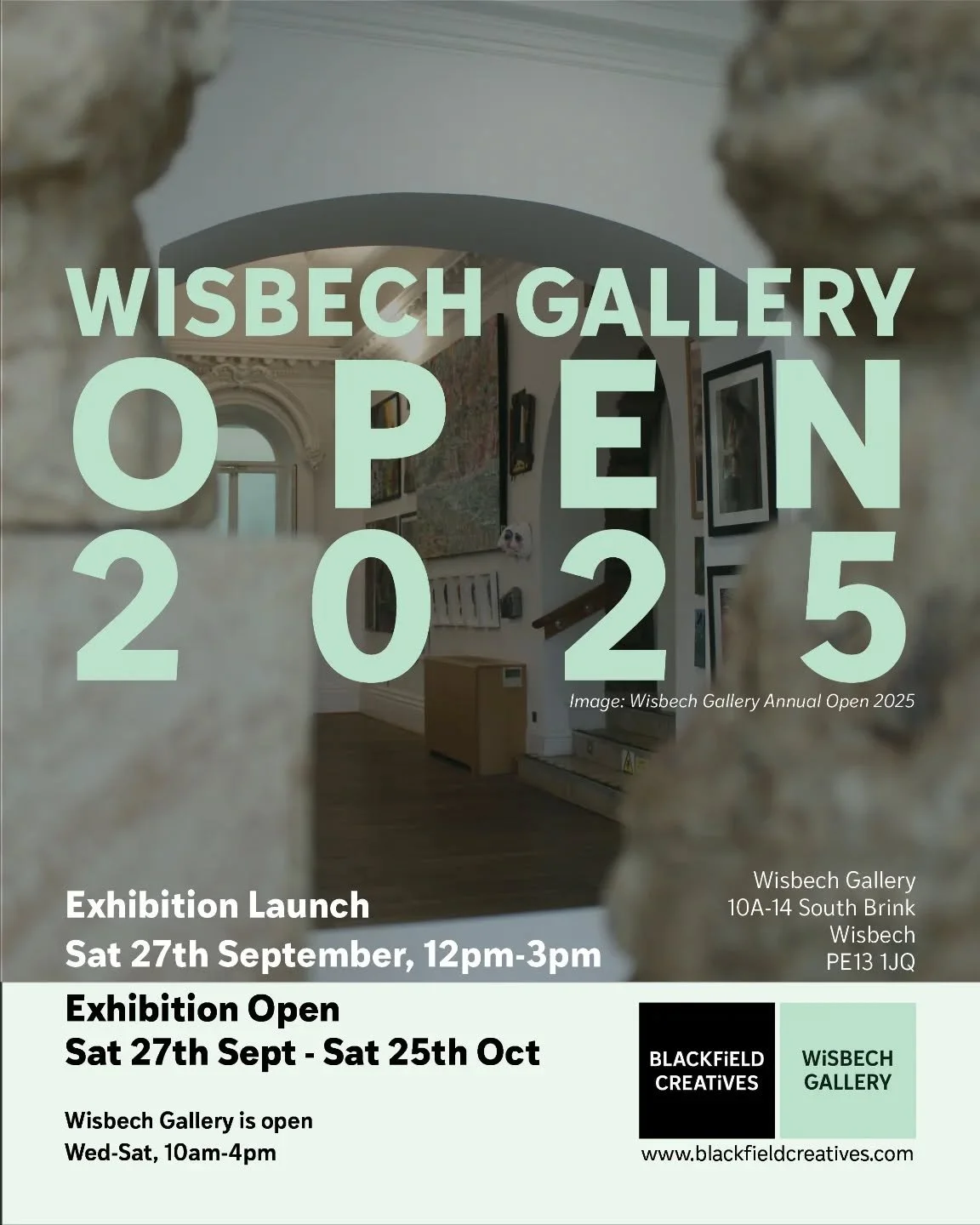 It's time 🥳

This year will be my second Annual Open with @wisbechgallery @blackfieldcreatives and my third open in general (two annual opens and a DRAW).

I can't wait to share the incredible work the team have put in to make this possible, and to 
