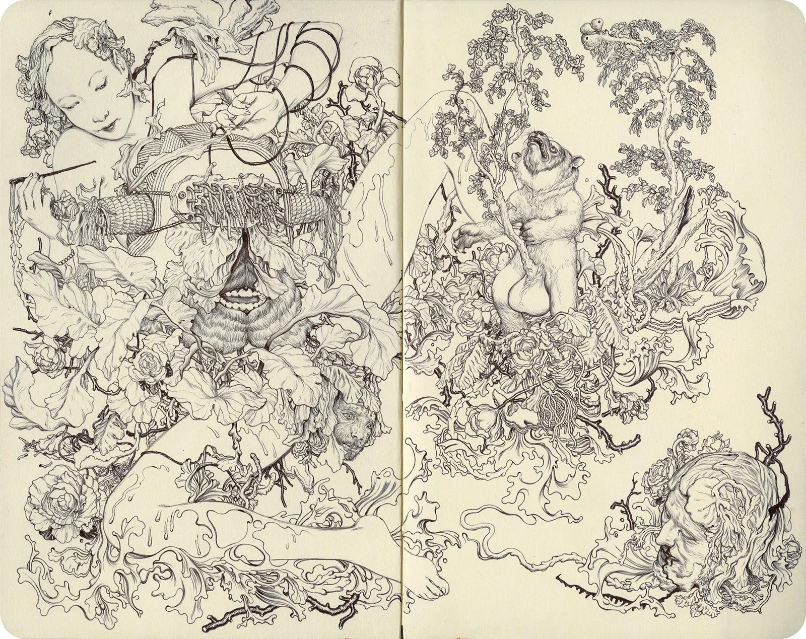 James Jean sketchbook