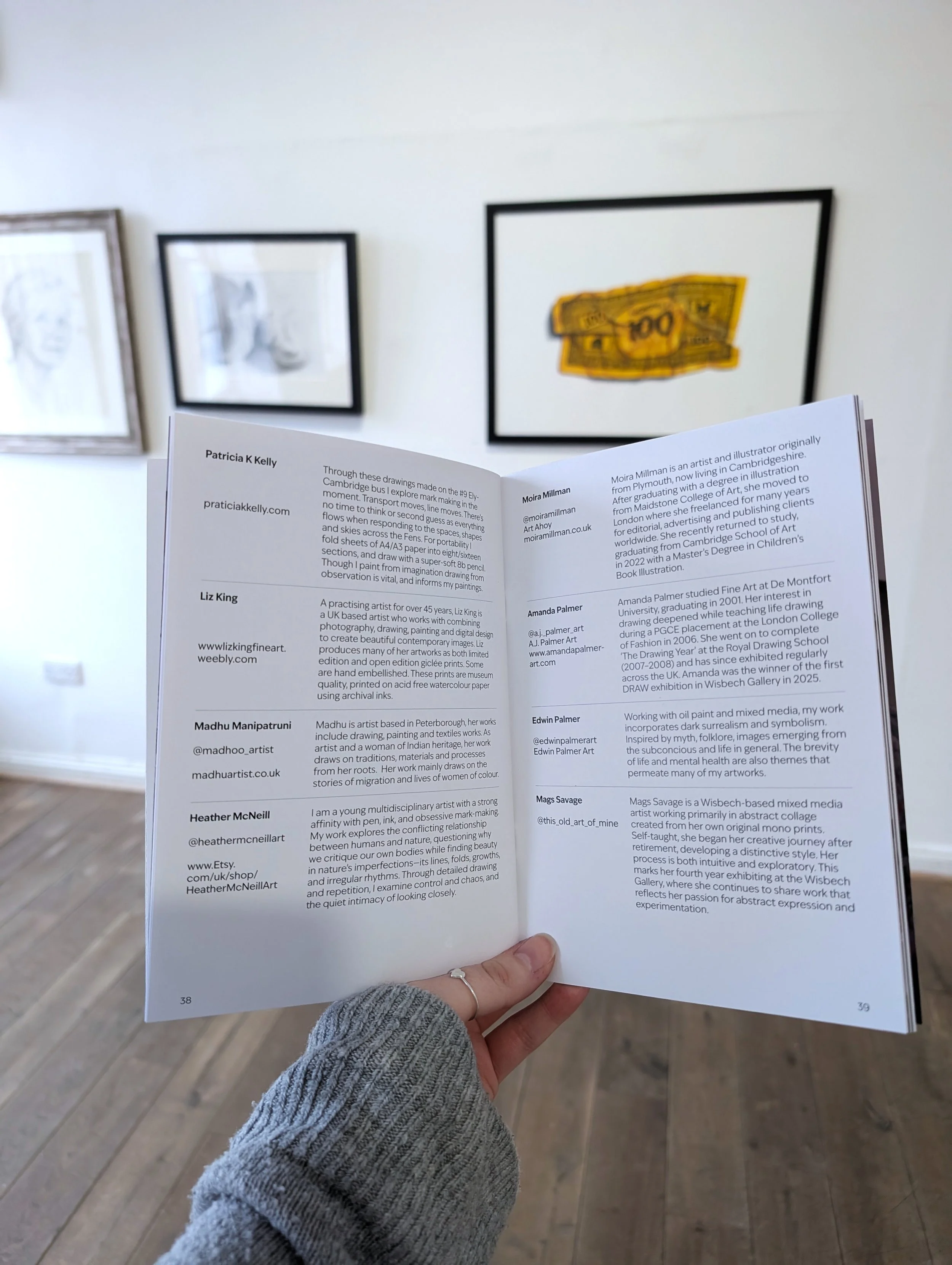 DRAW26 Exhibition Catalogue artist directory