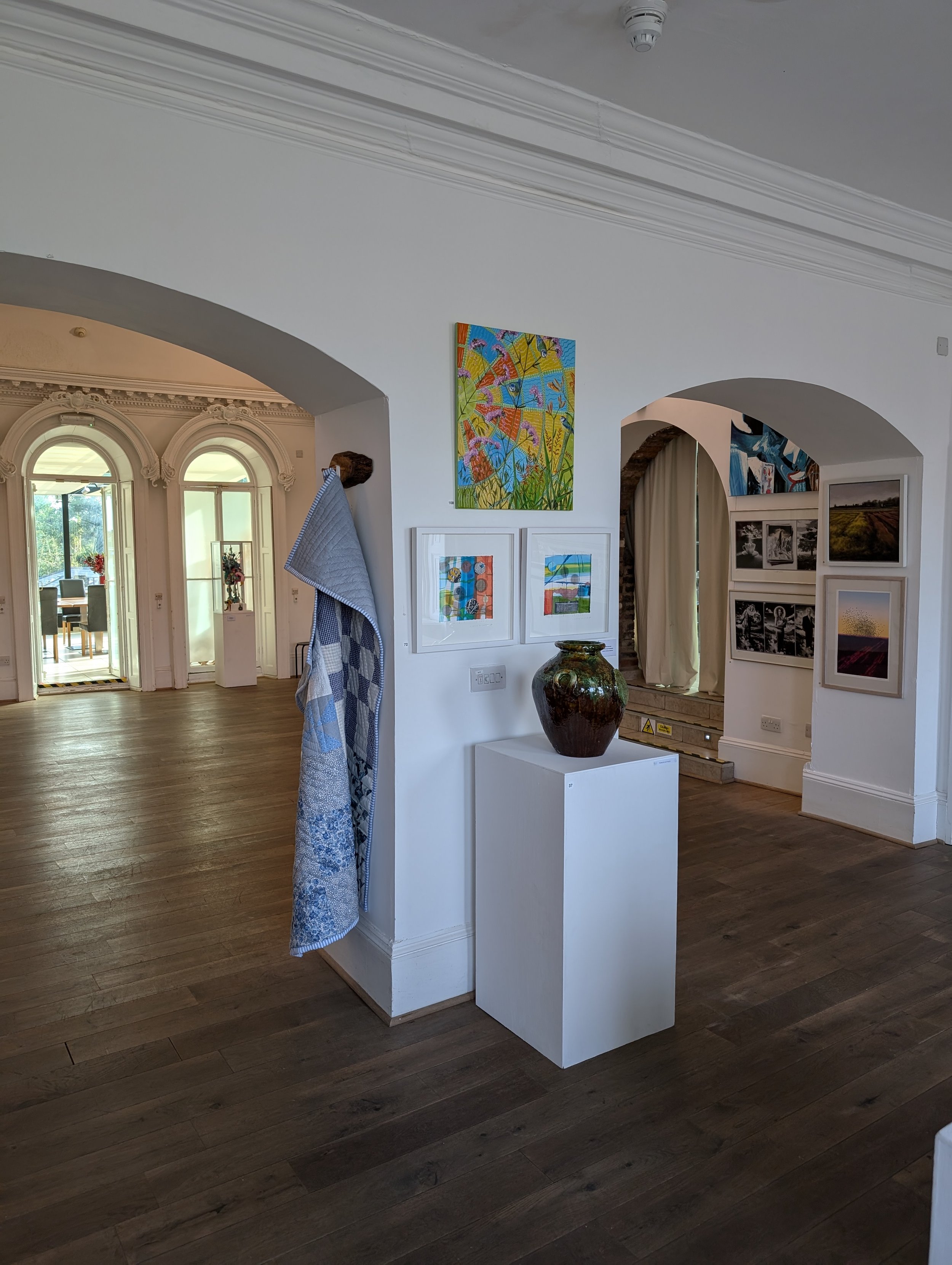 'Through Blue' on display in the Wisbech Gallery Annual Open, 2024