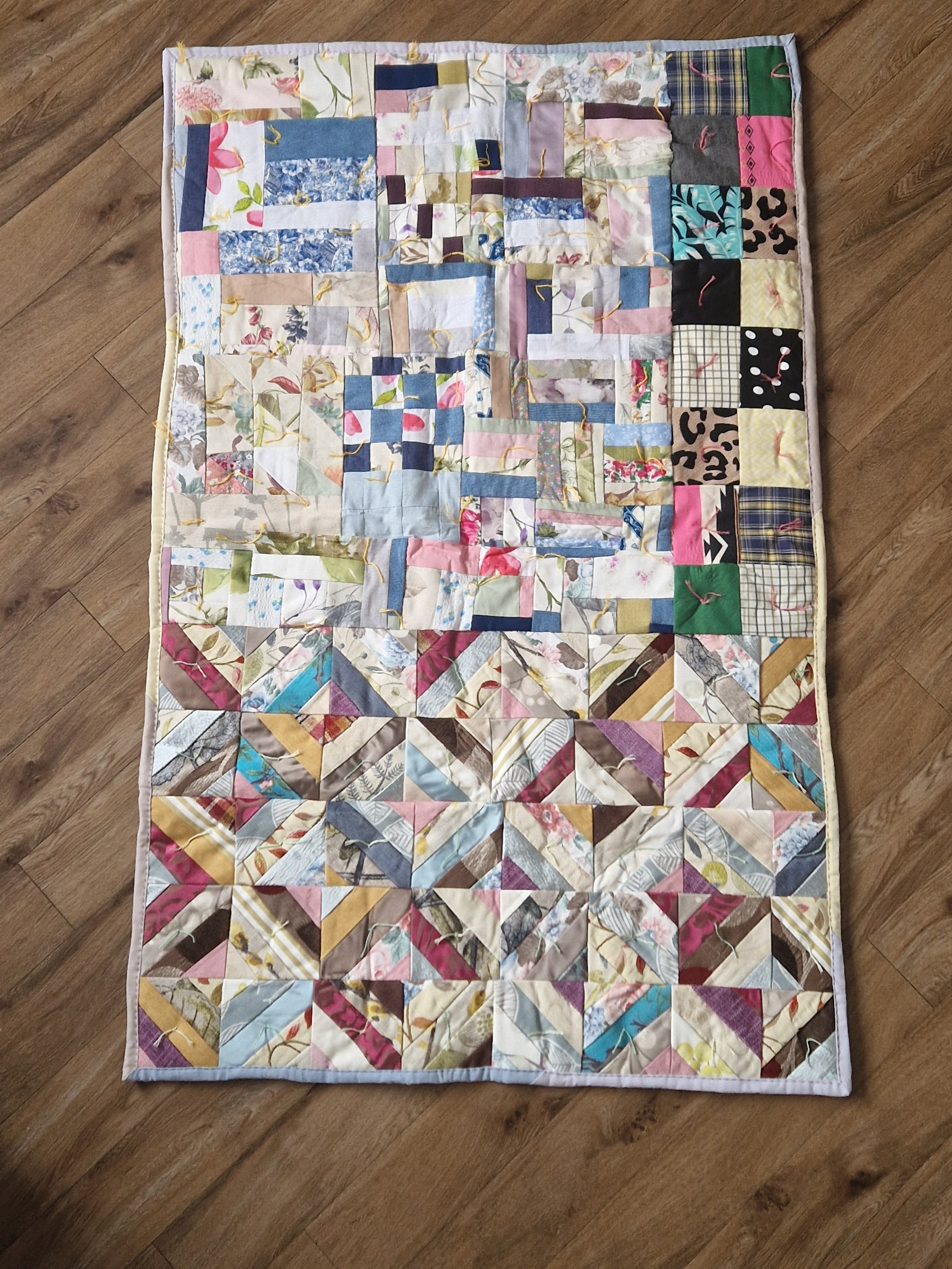 Front of 'Scrappy' quilt.