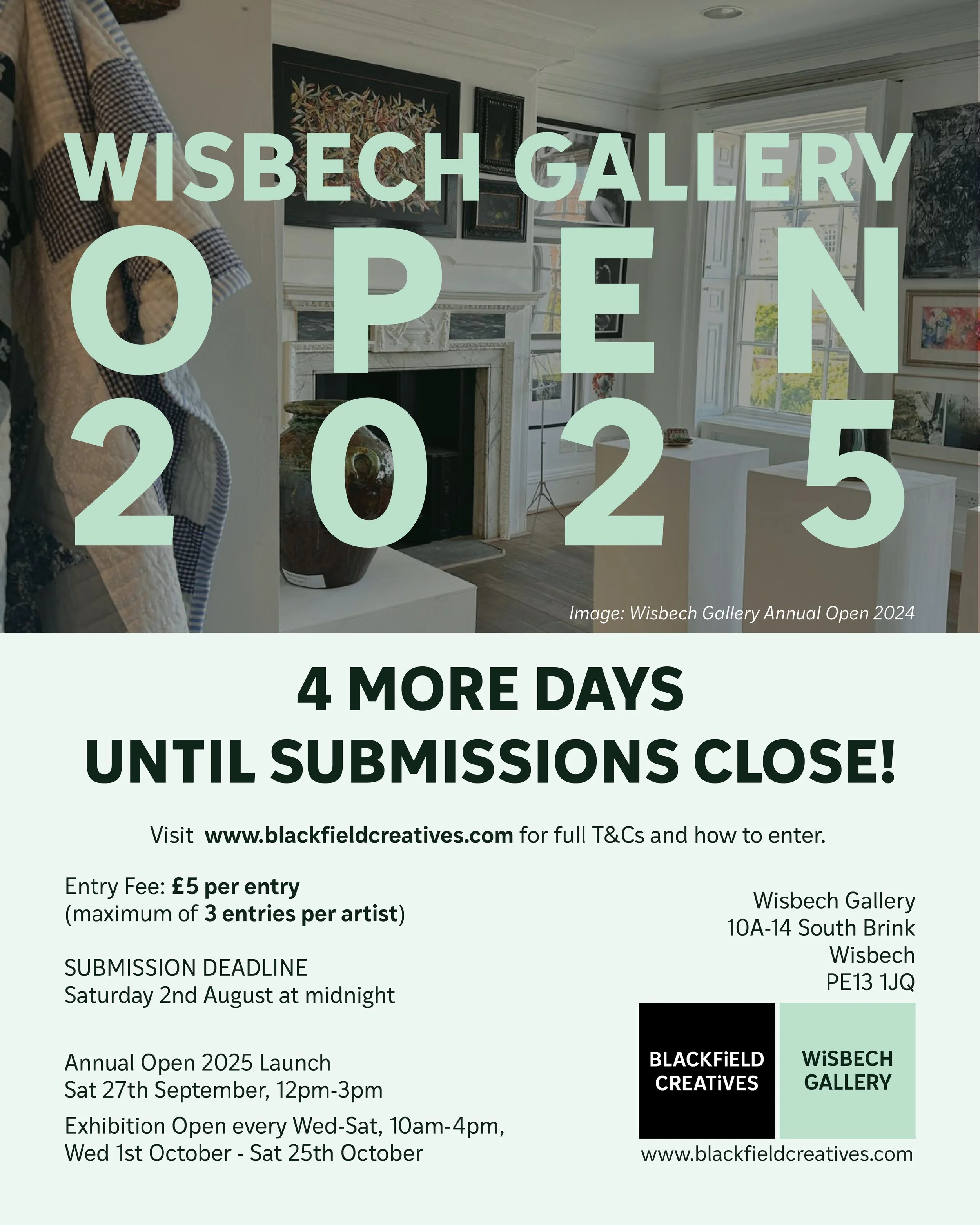 Wisbech Gallery Open 25 Promotional Graphic