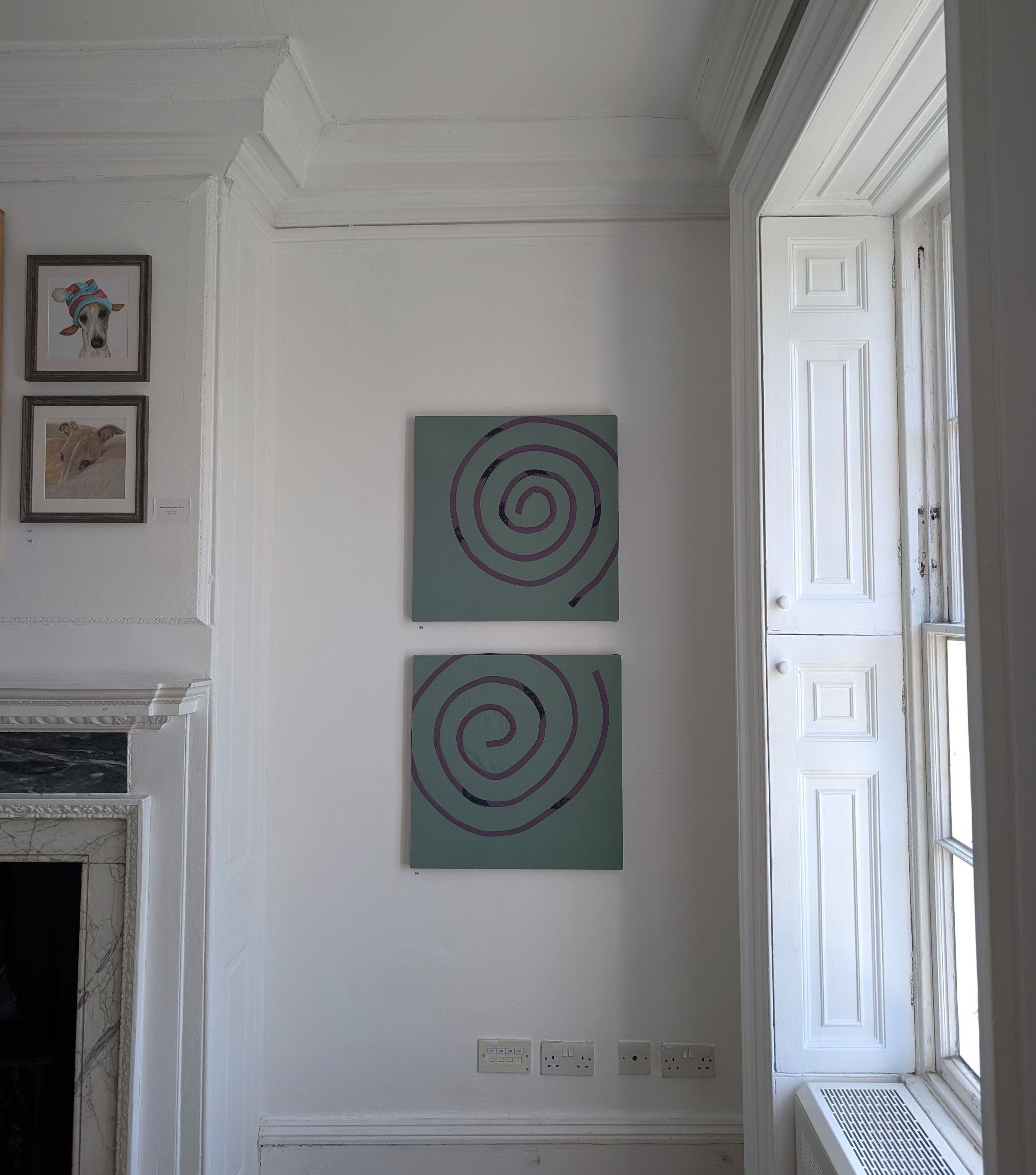 'Sketch 1 & 2' on display in DRAW 25 at Wisbech Gallery