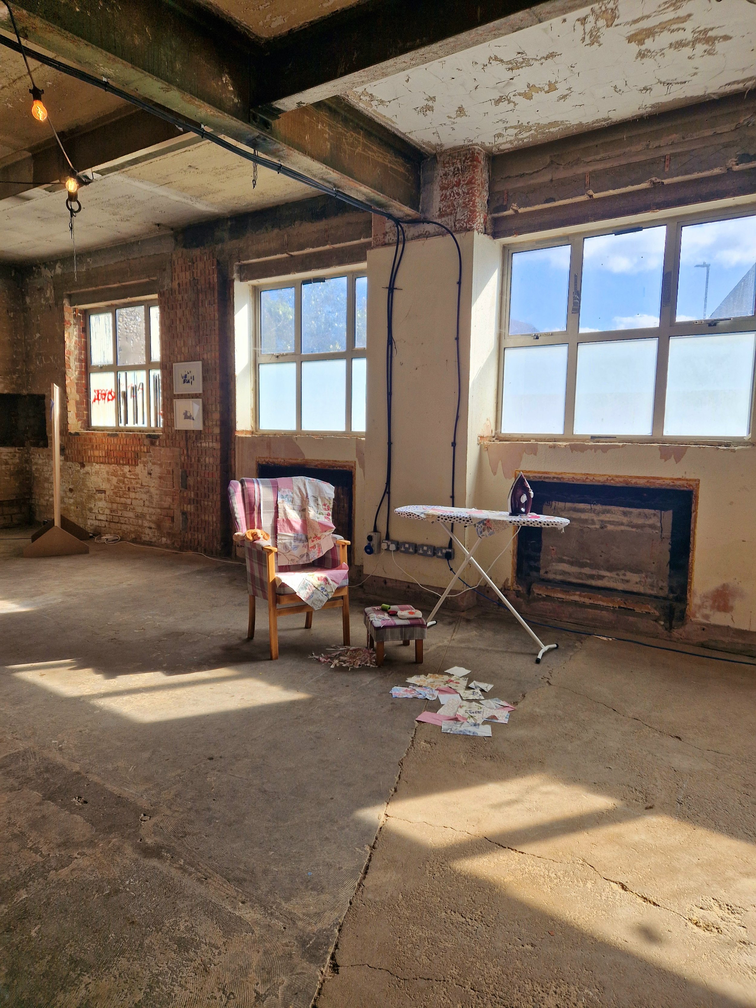 The 'Penelope' set, including items given to Ruby from family members, and her quilting tools