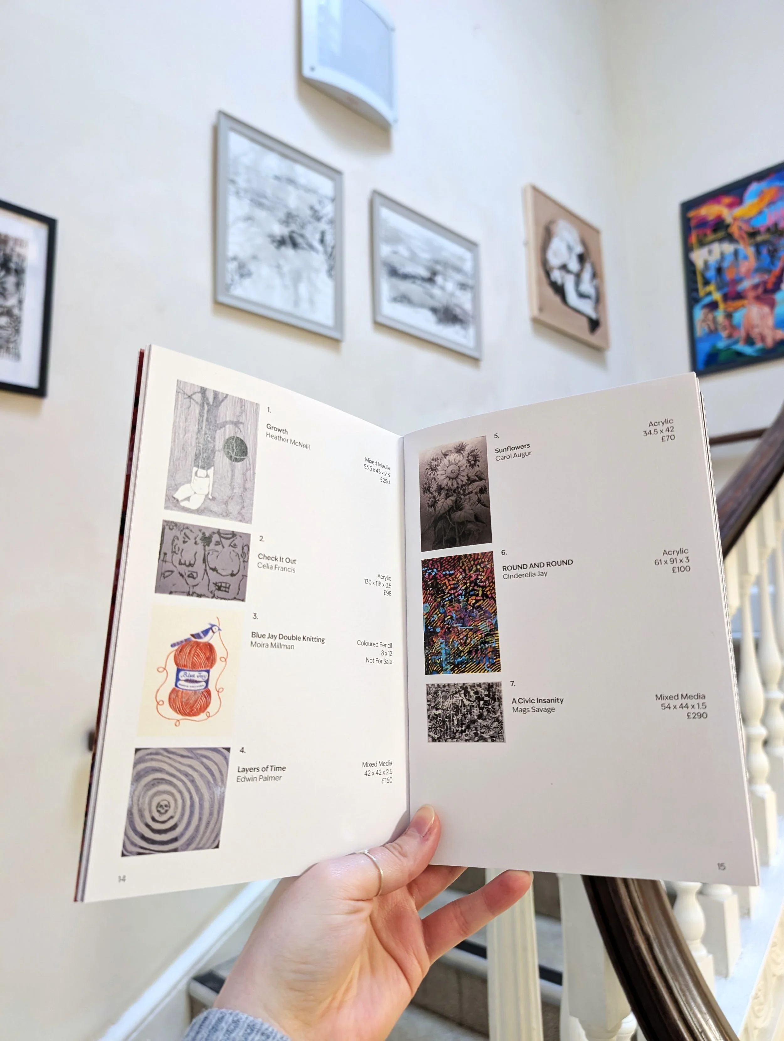 DRAW26 Exhibition Catalogue artwork list