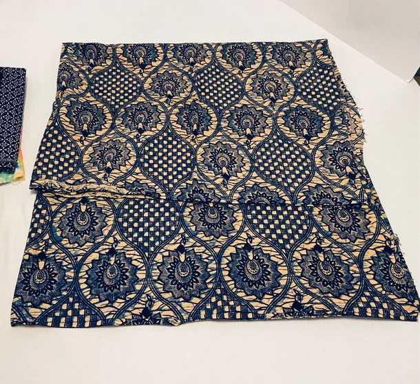 Fabric- Blue &amp; White Batik