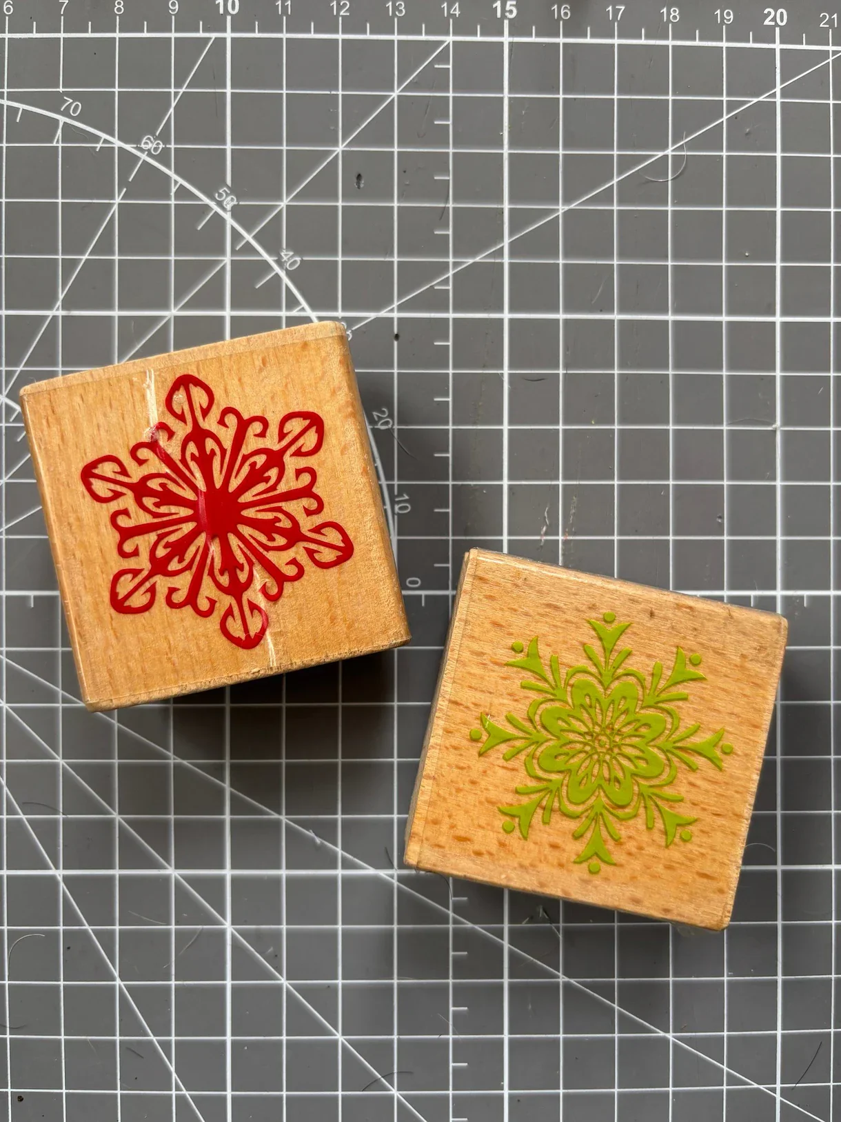 Snow Flake Stamps