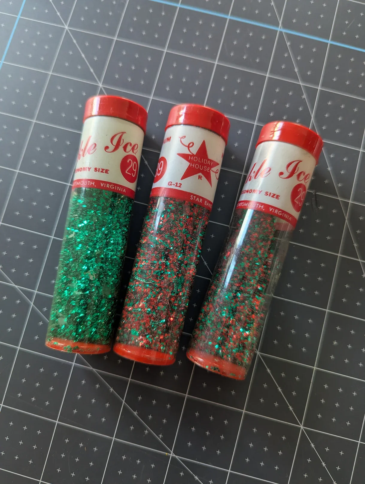 3-Pack Sparkle Ice Holiday Glitter