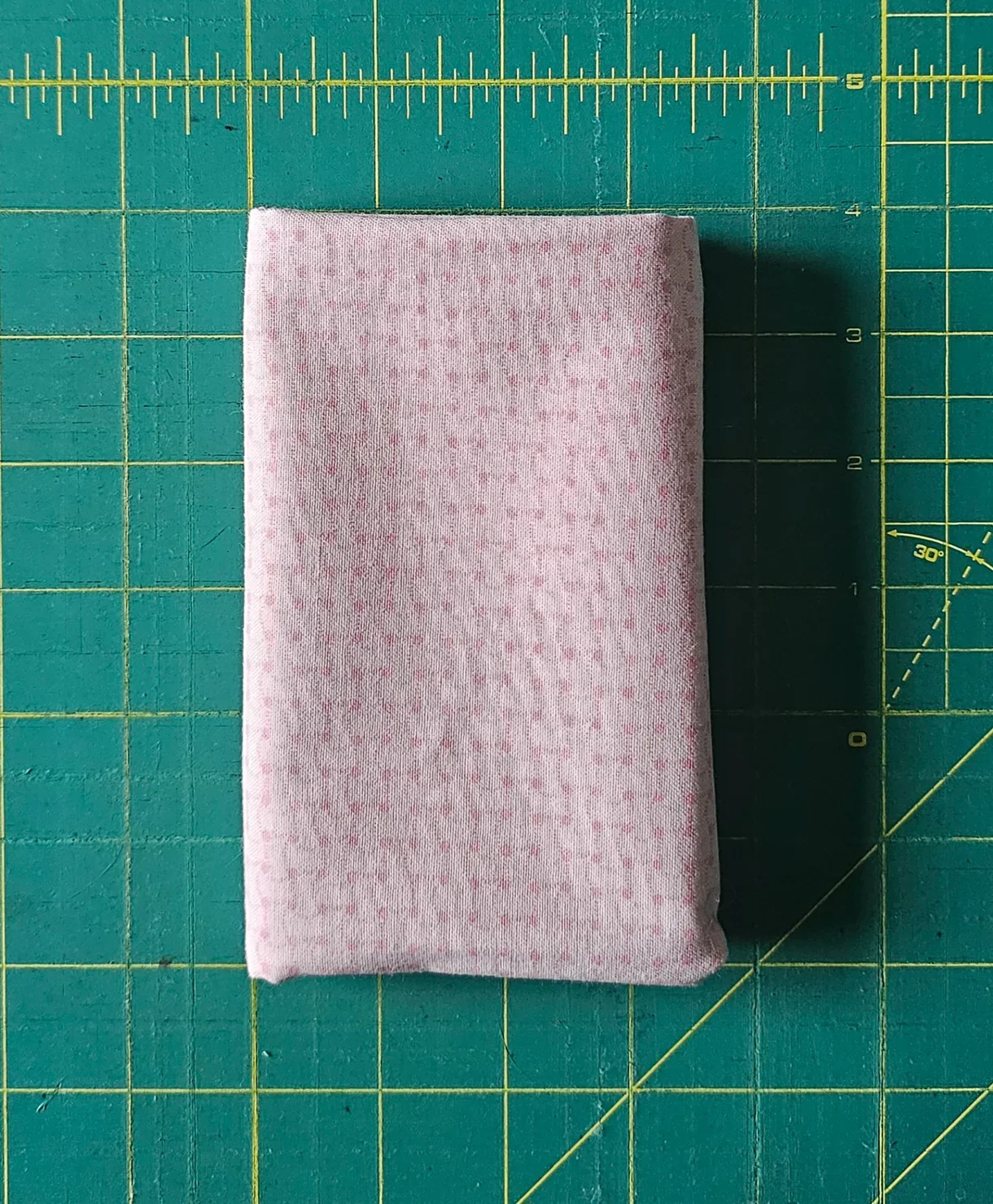 Fat Quarter Pale Pink Basketweave Cotton Fabric 18" x 22"