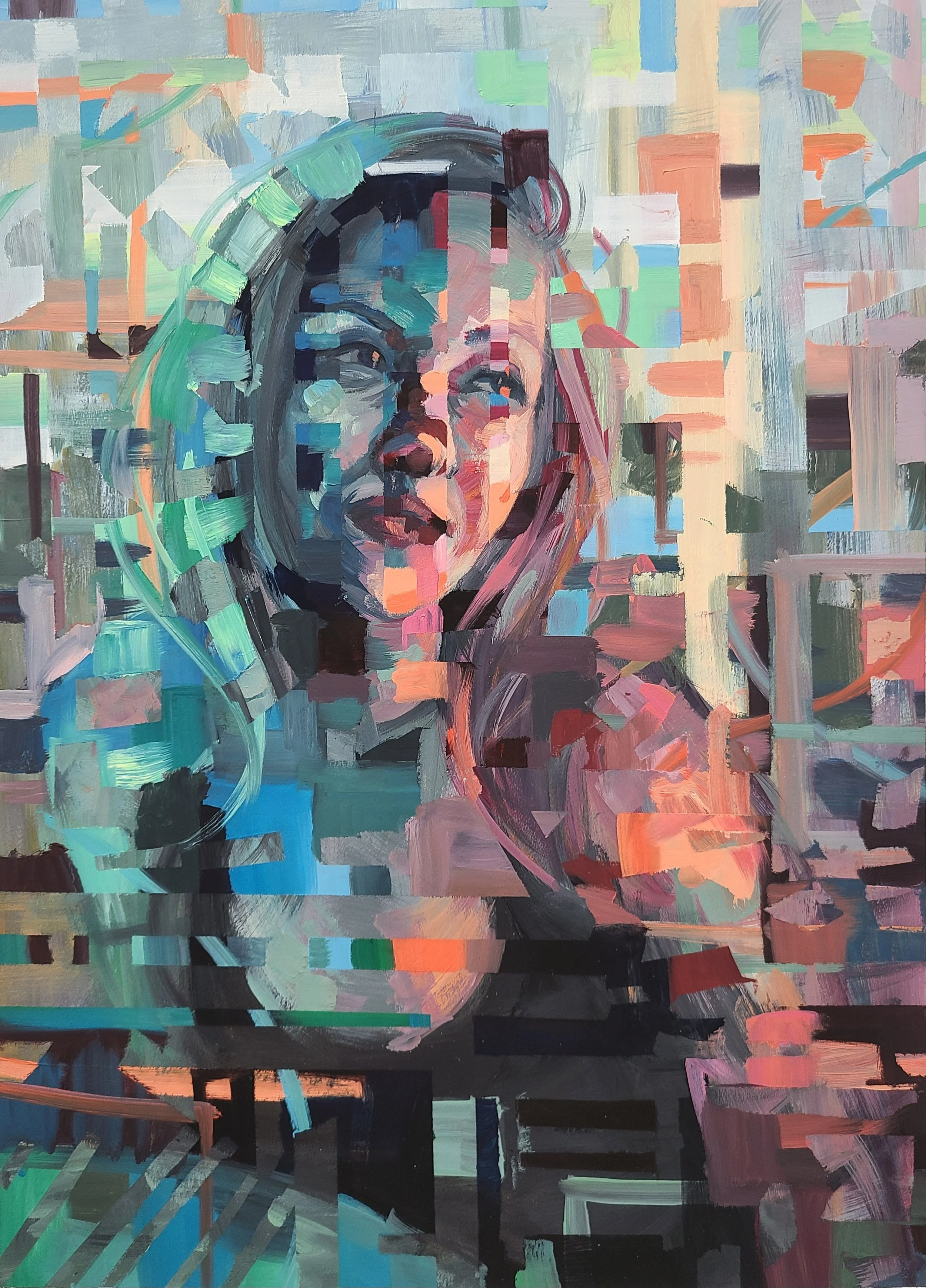 22 x 30 inch on paper, $60 + $20 shipping