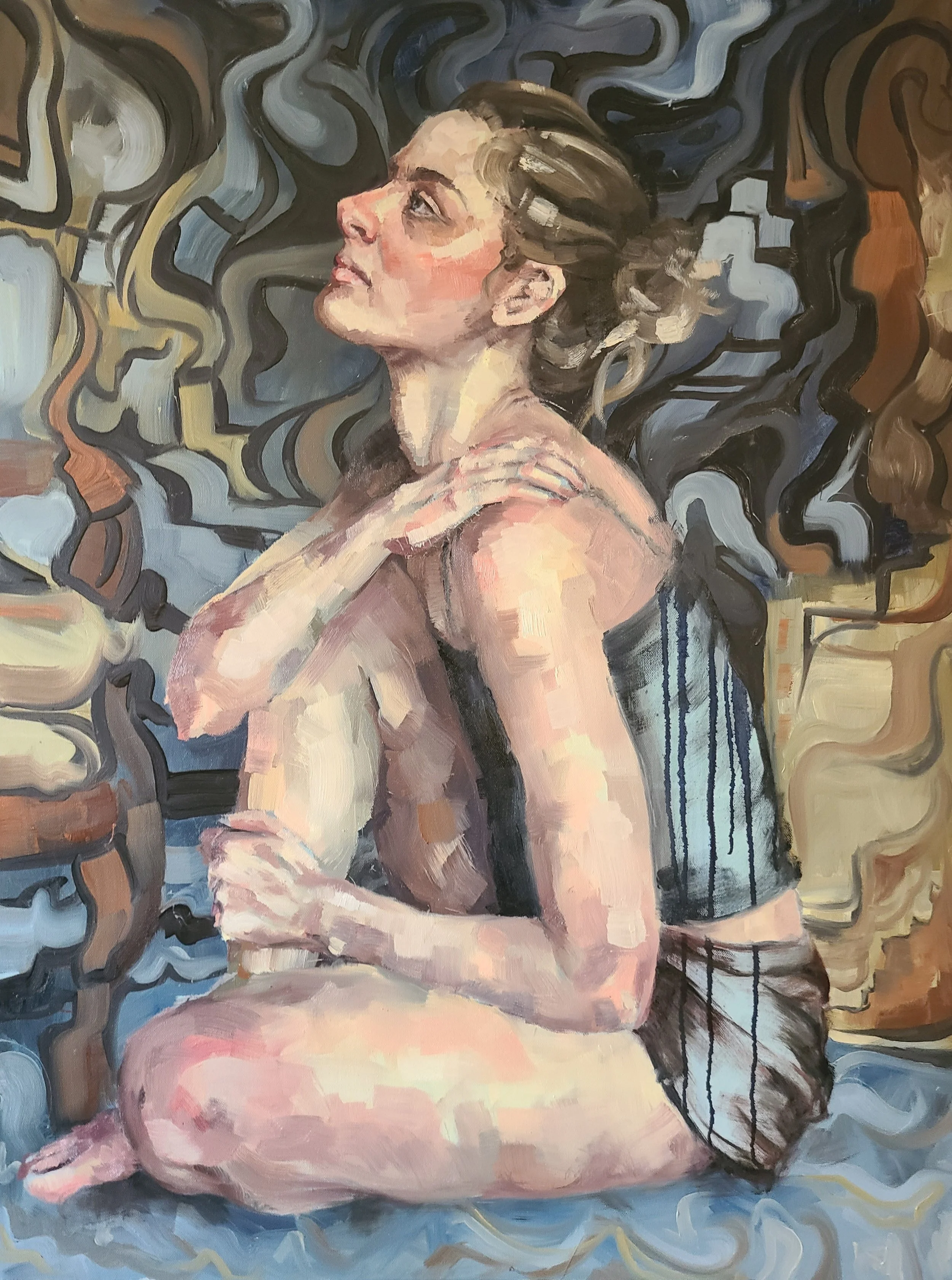 30 x 40 inch on canvas, $100 + $80 shipping