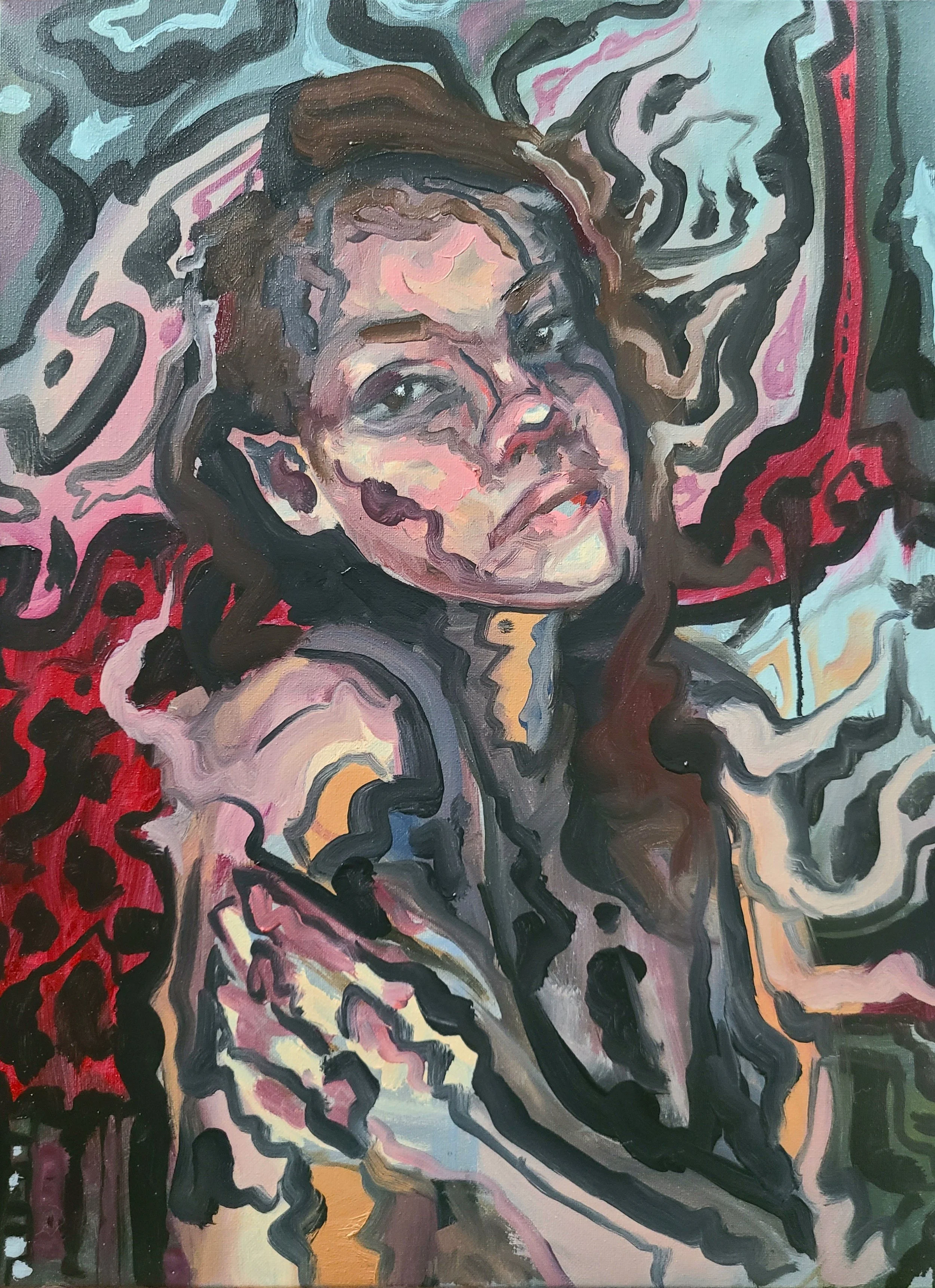 18 x 24 inch on canvas, $60 + $40 shipping