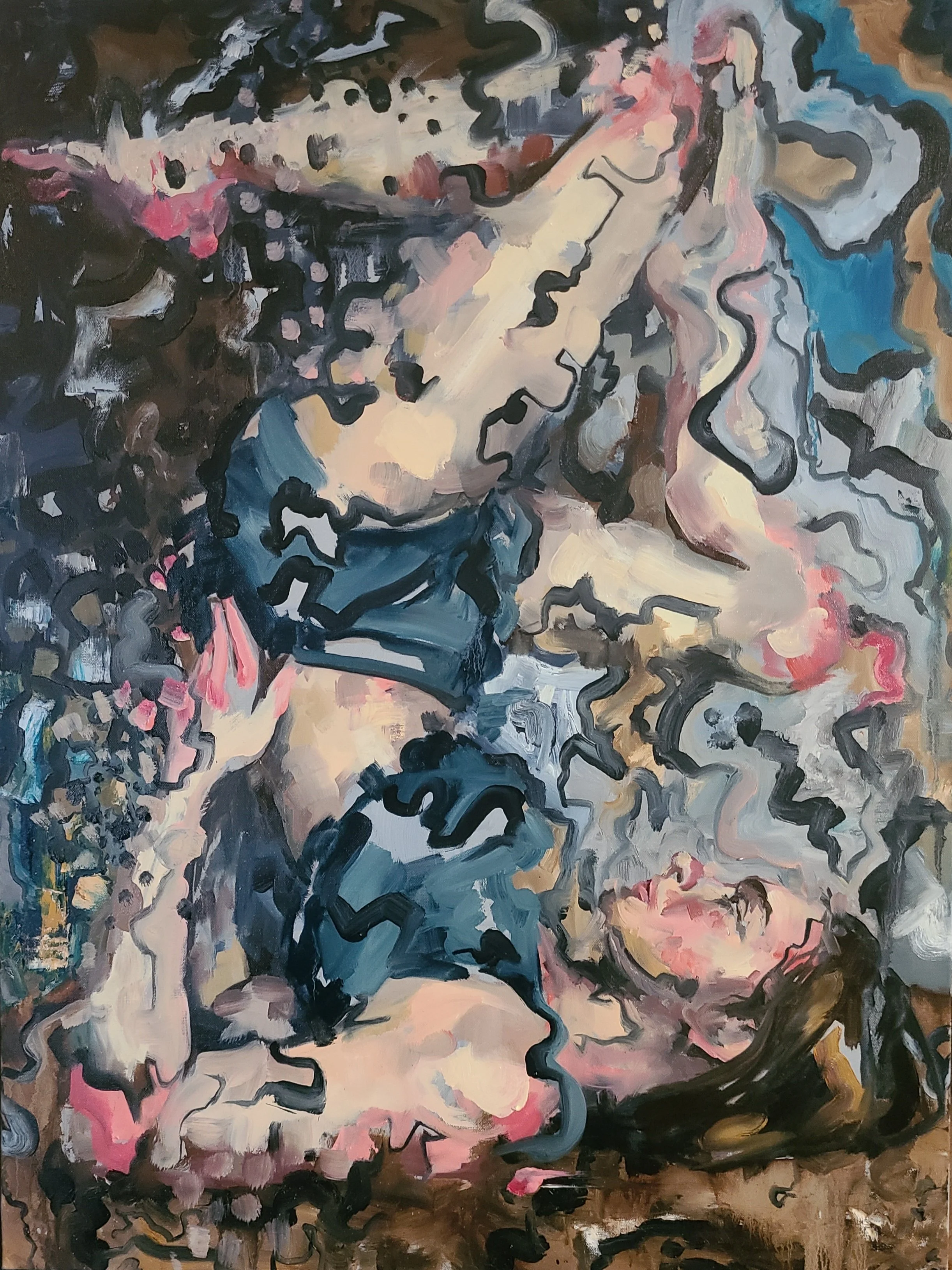 30 x 40 inch on canvas, $130 + $80 shipping