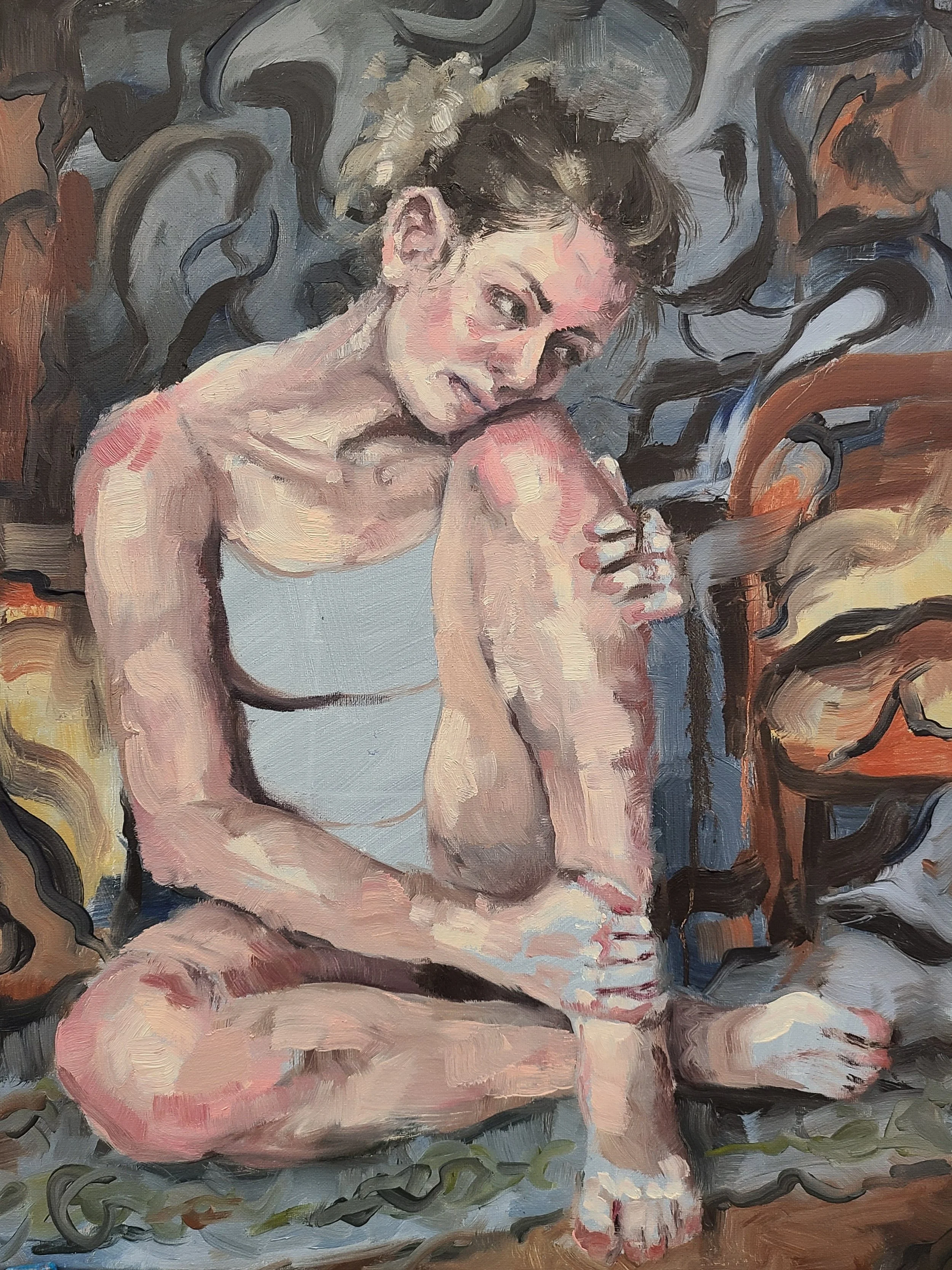 18 x 24 inch on canvas, $80 + $40 shipping