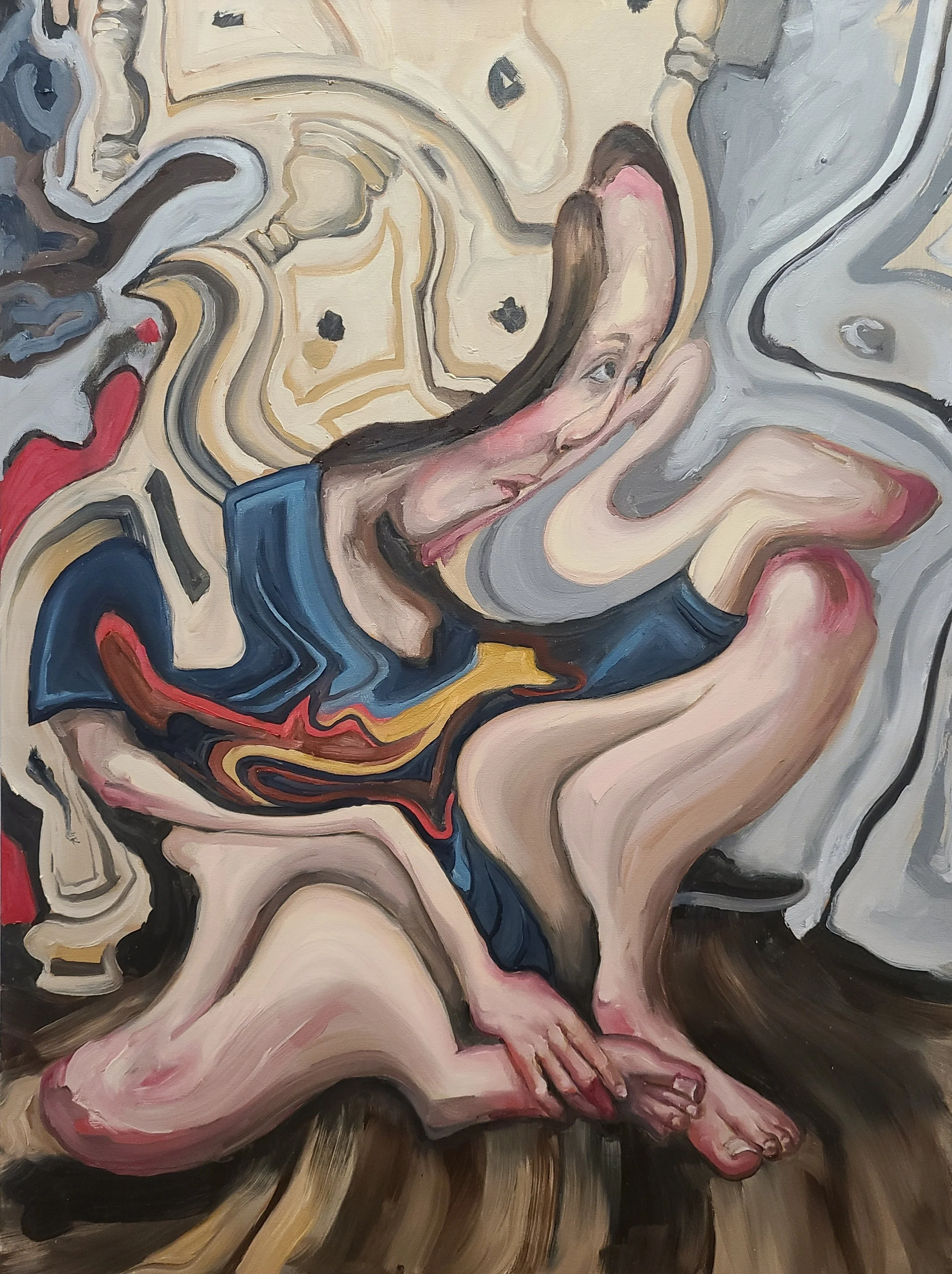 30 x 40 inch on canvas, $120 + $80 shipping