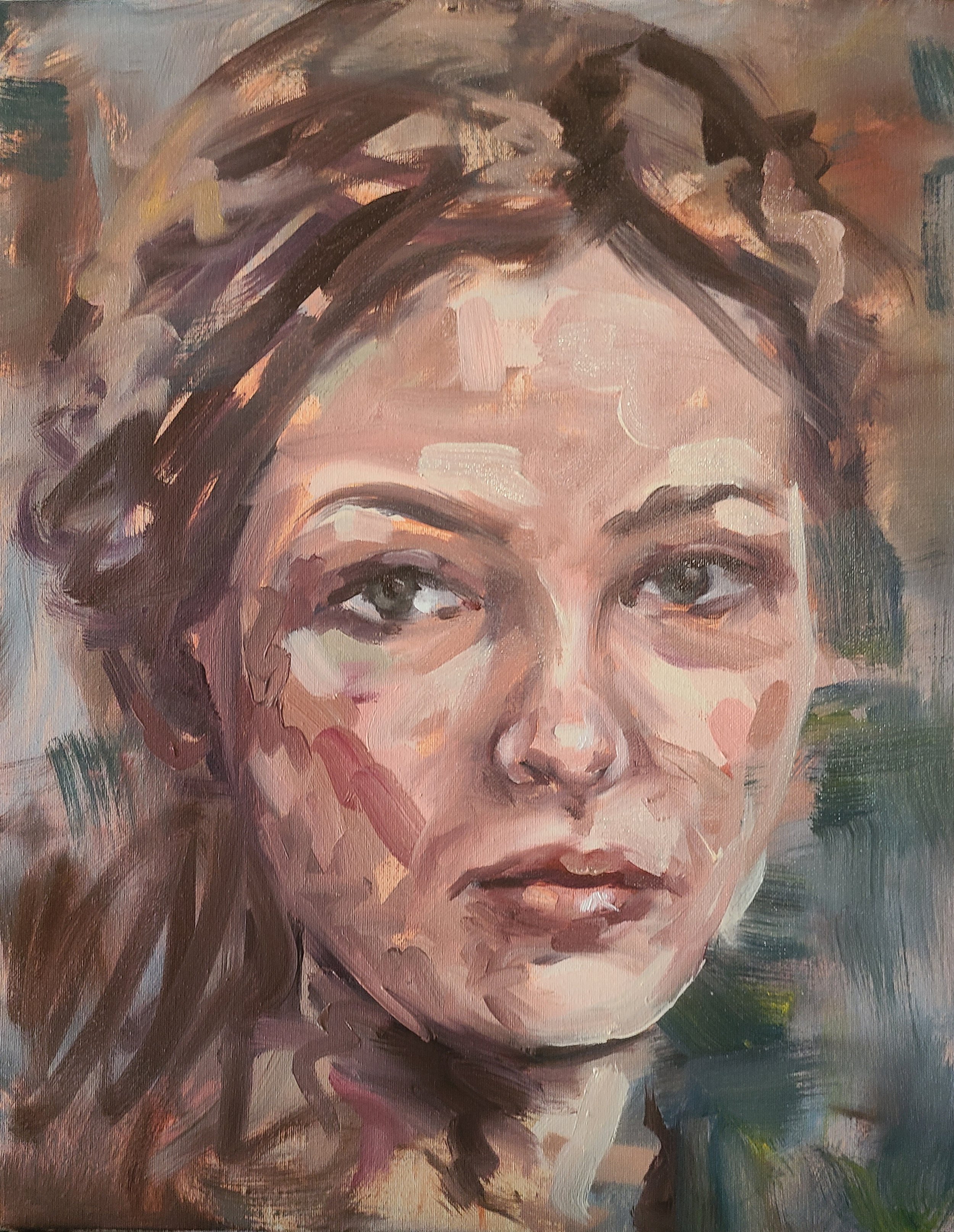 16 x 20 inch on canvas, $60 + $30 shipping