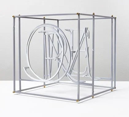 ORME / ROME
Steel, brass and acrylic paint
13 ¾” (H) x 13 ¾ (W) x 13 ¾ (D)