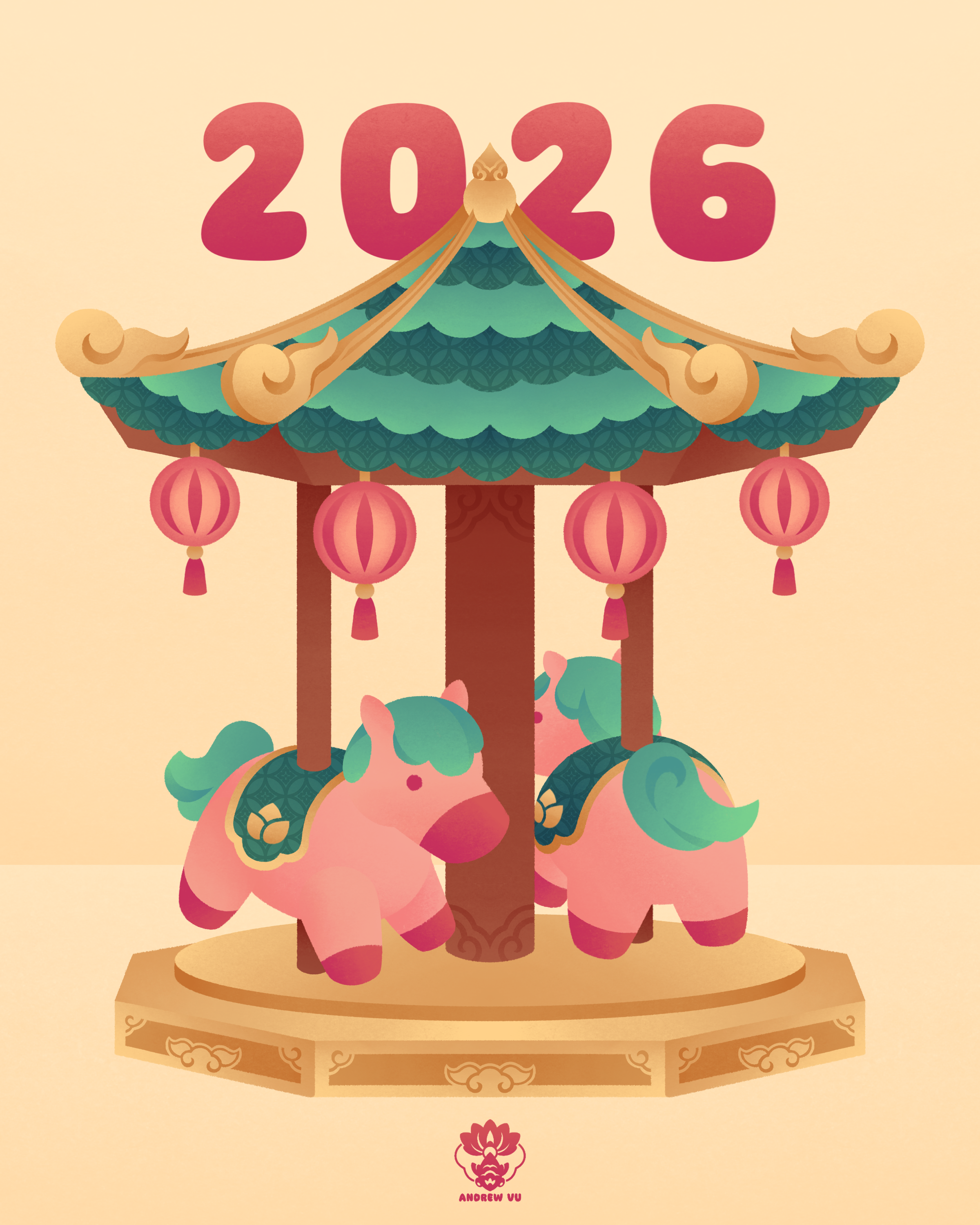 Tết 2026 Horse Carousel - Andrew Vu.png