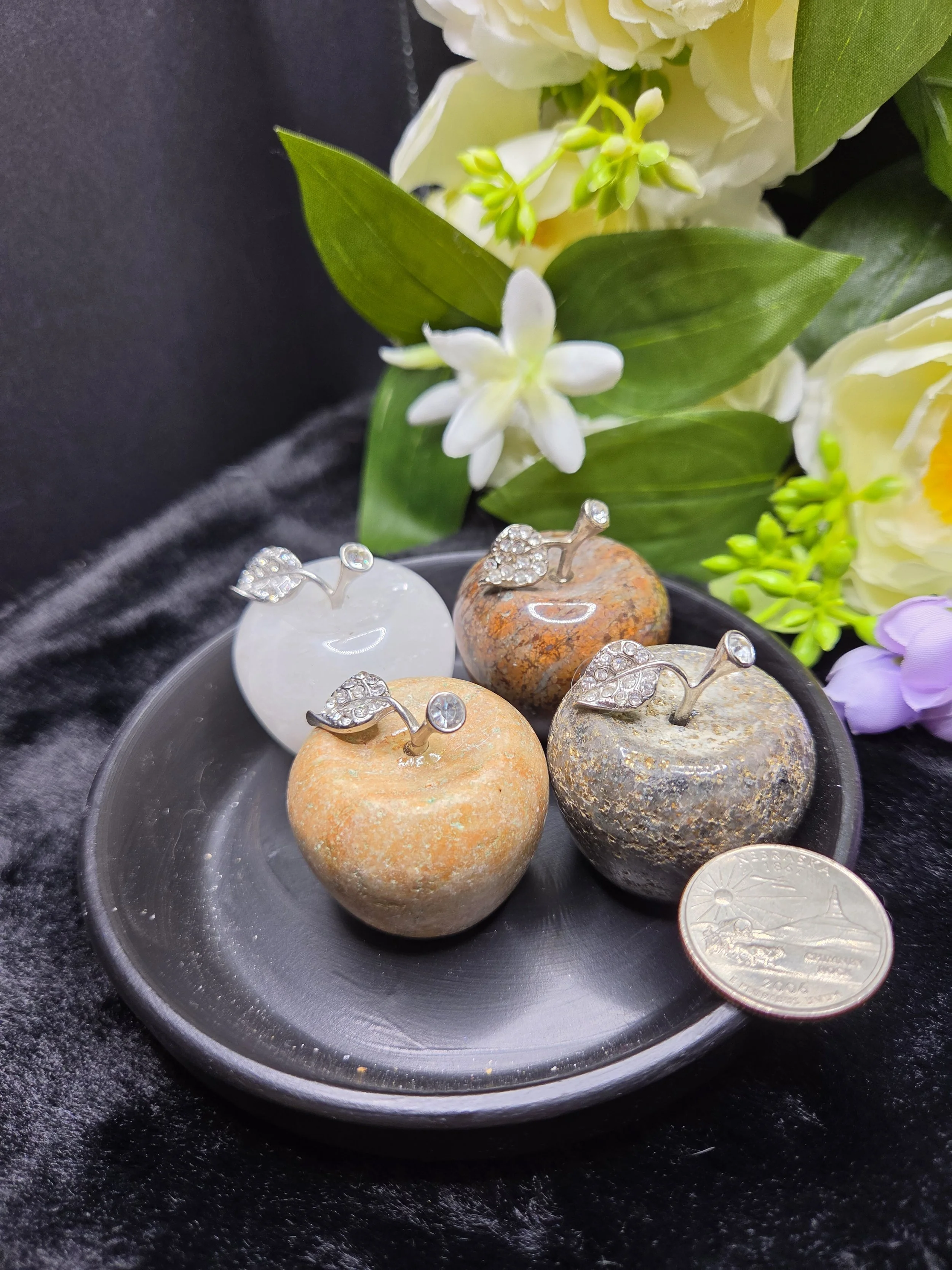 Large Crystal Apples, Assorted Colors