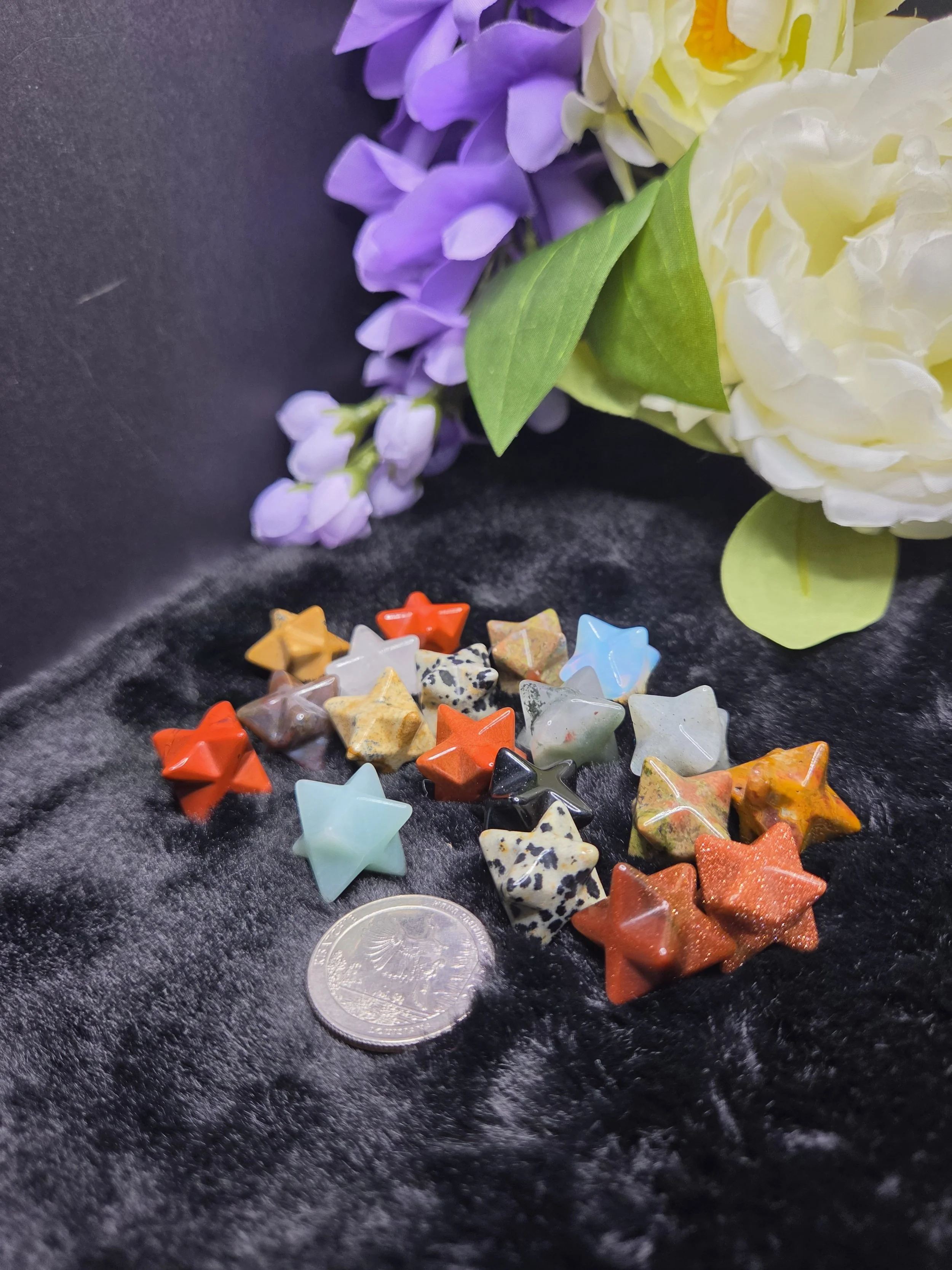 Random Pick Small Merkaba Stars, Assorted Materials