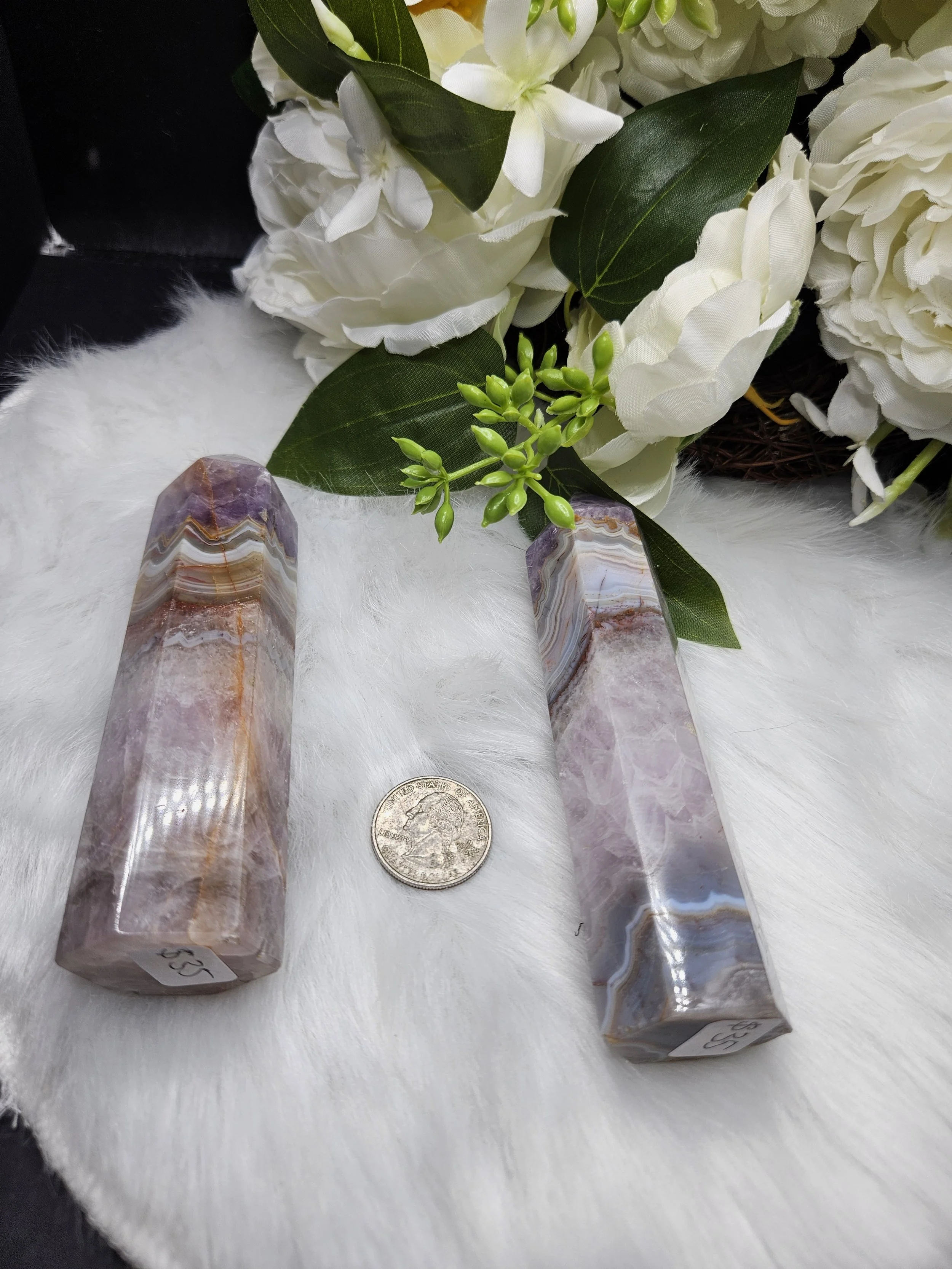 Crazy Lace Amethyst Towers, Intuitively Picked