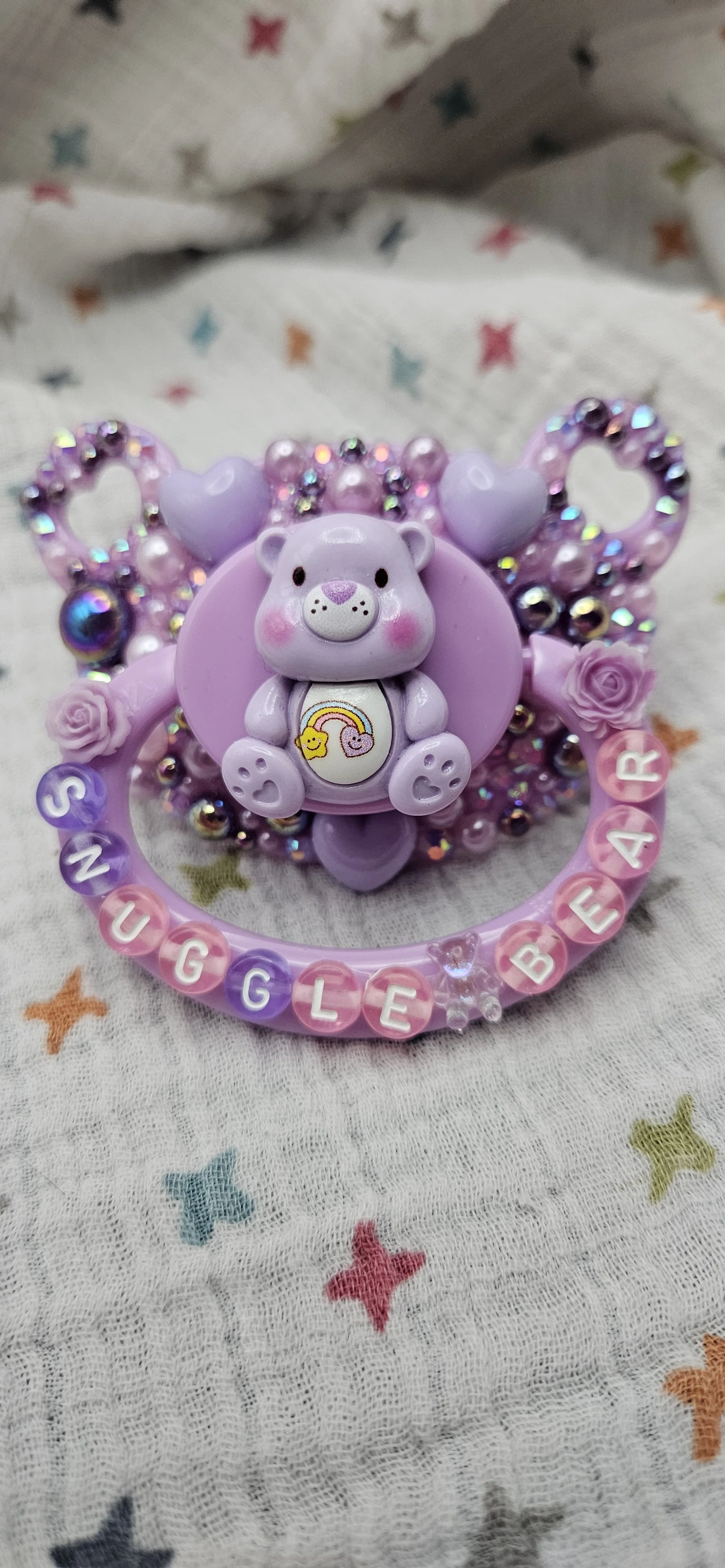 Snuggle Bear! Adult Deco Paci with EARS!