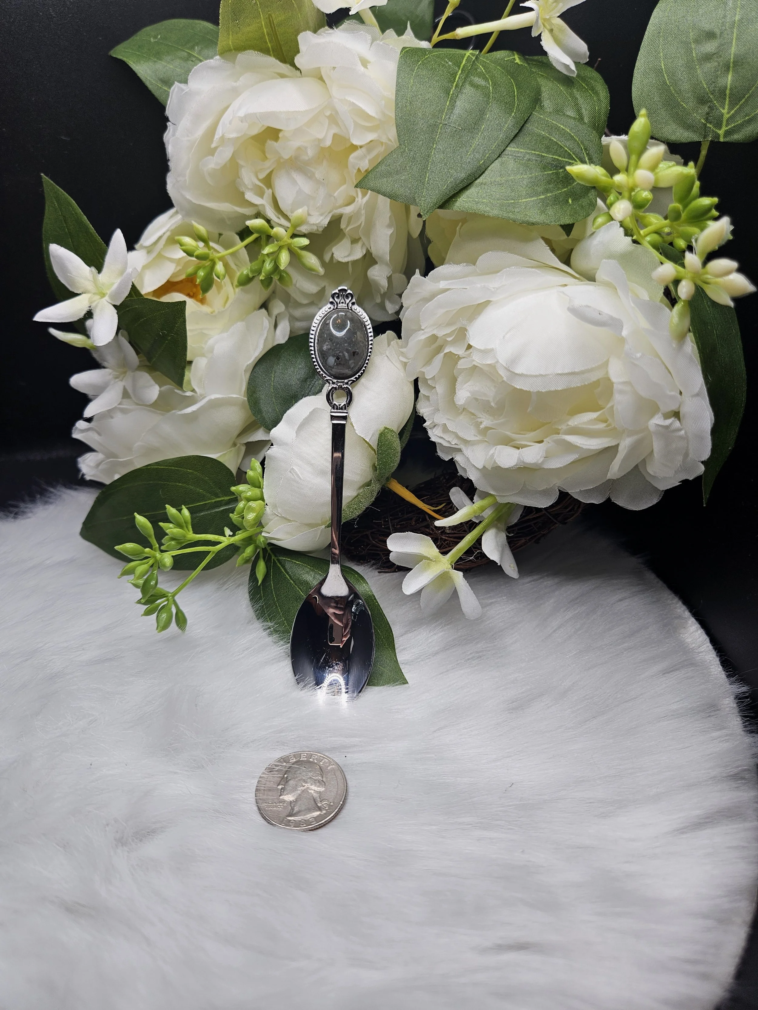 Stainless-Steel Spoon - Garden Quartz