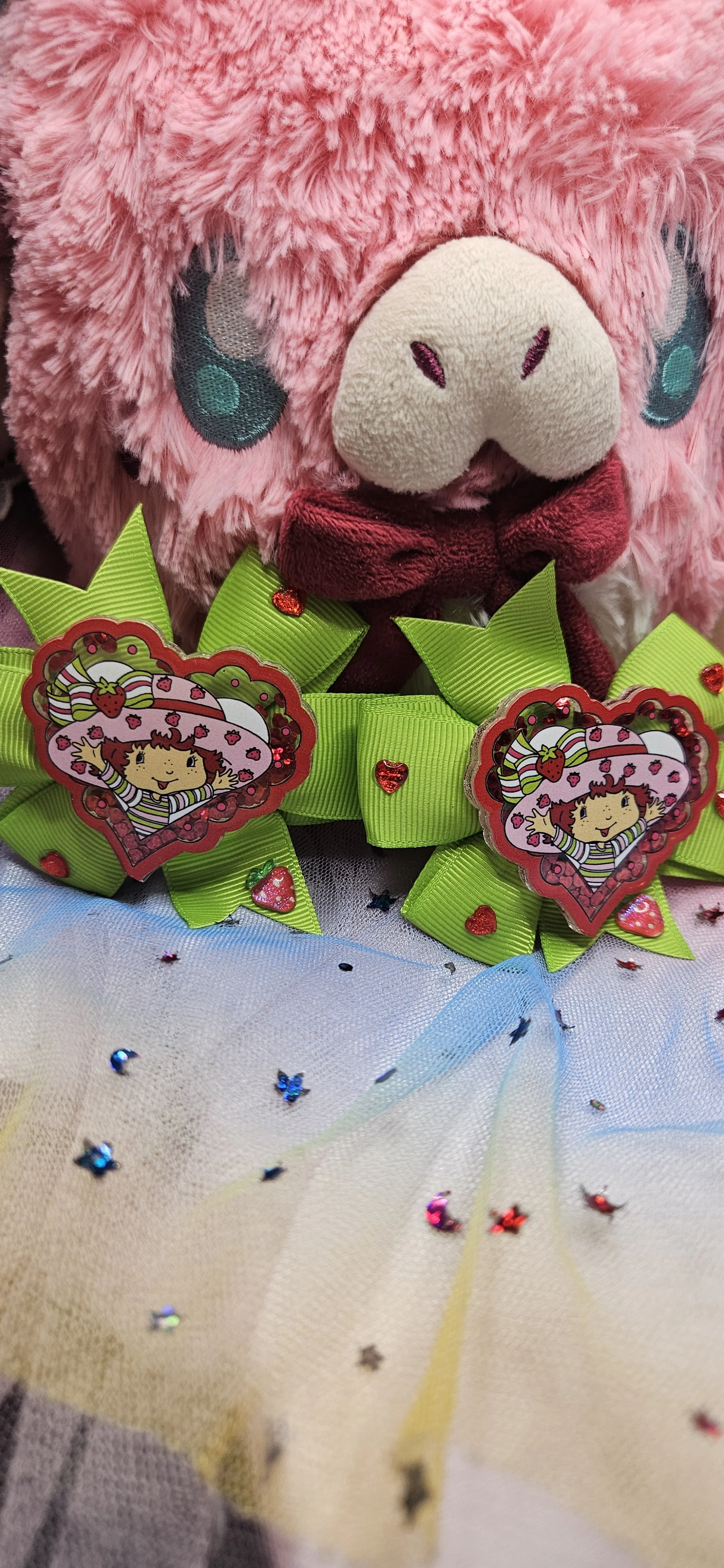 Kawaii Bows Adorable Strawberry Shortcake