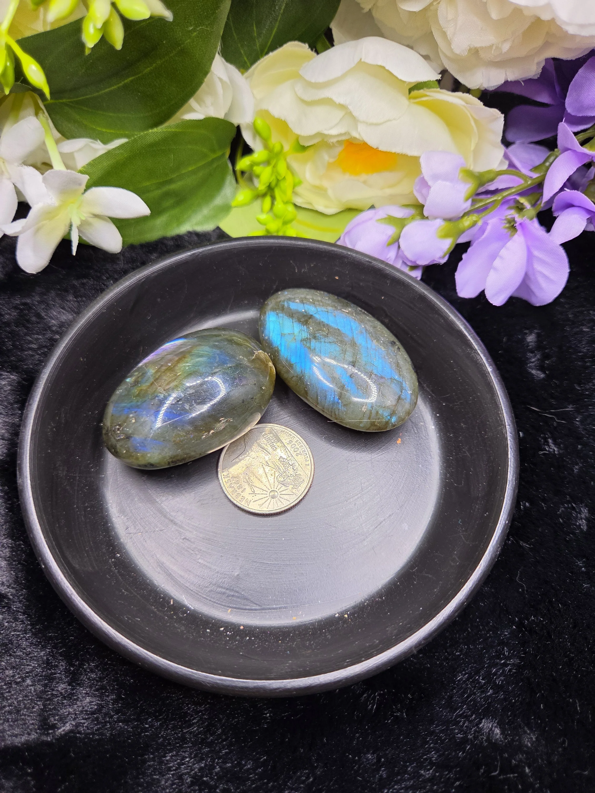 Labradorite Palm Stones