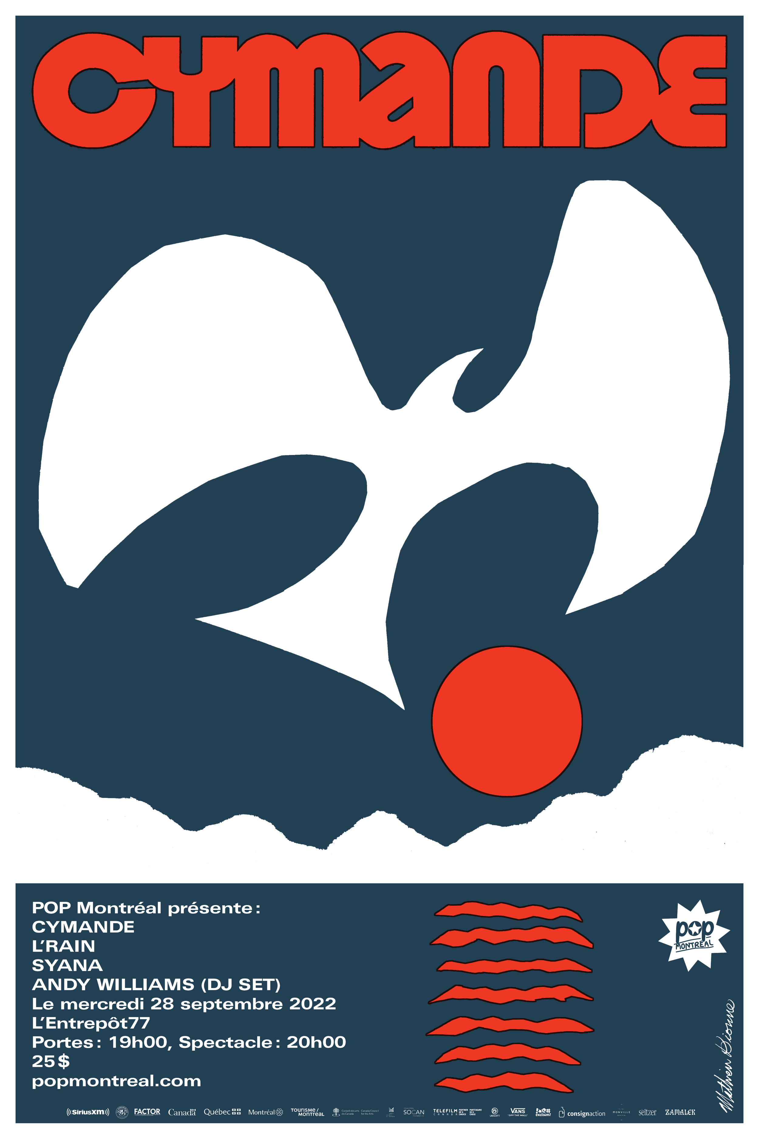 Affiche de concert de Cymande