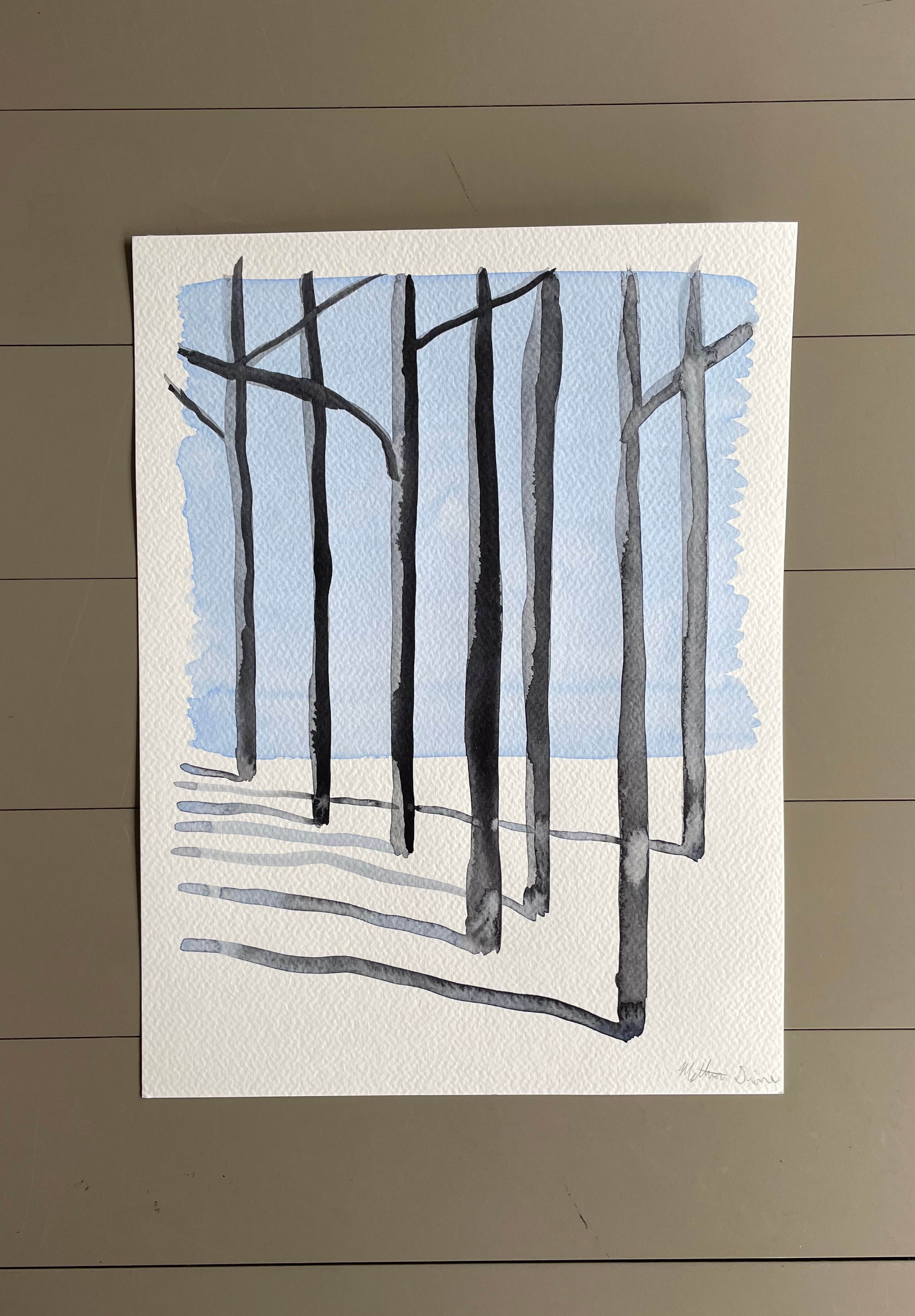 Aquarelles, hiver 2026