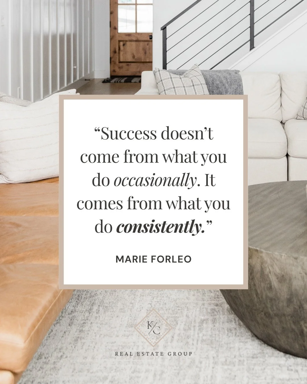 😮 This whole time, baby steps really have been the secret!

In life, and especially in real estate, making progress toward those big goals is all about putting one foot in front of the other and making consistent strides every day. ✅

What&rsquo;s t