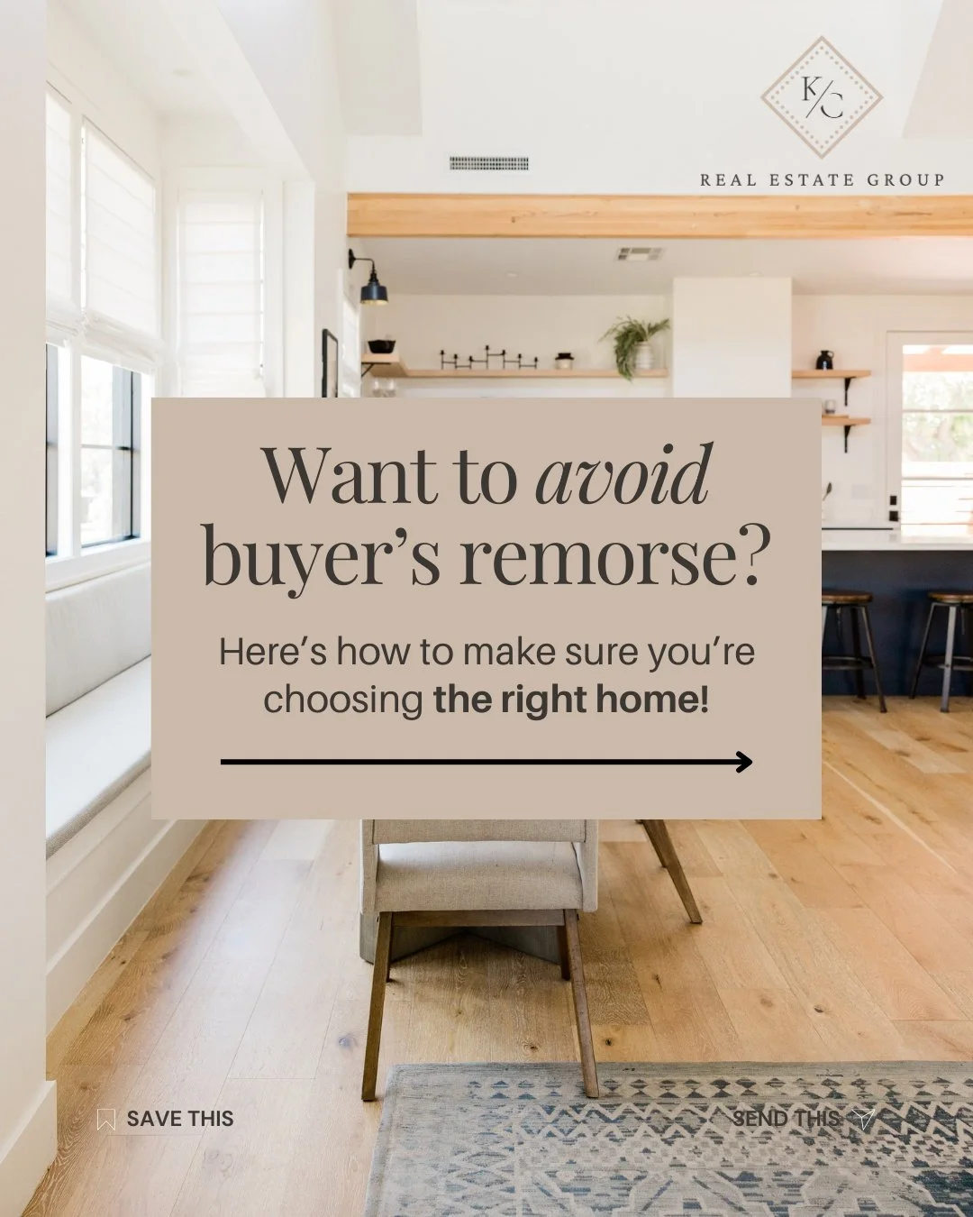 😩 Buyer&rsquo;s remorse is real&hellip; and also totally avoidable if you get clear on what matters *before* you say yes to a home.

If you take these steps 👆, you&rsquo;ll be able to choose a home that not only works for your current lifestyle but
