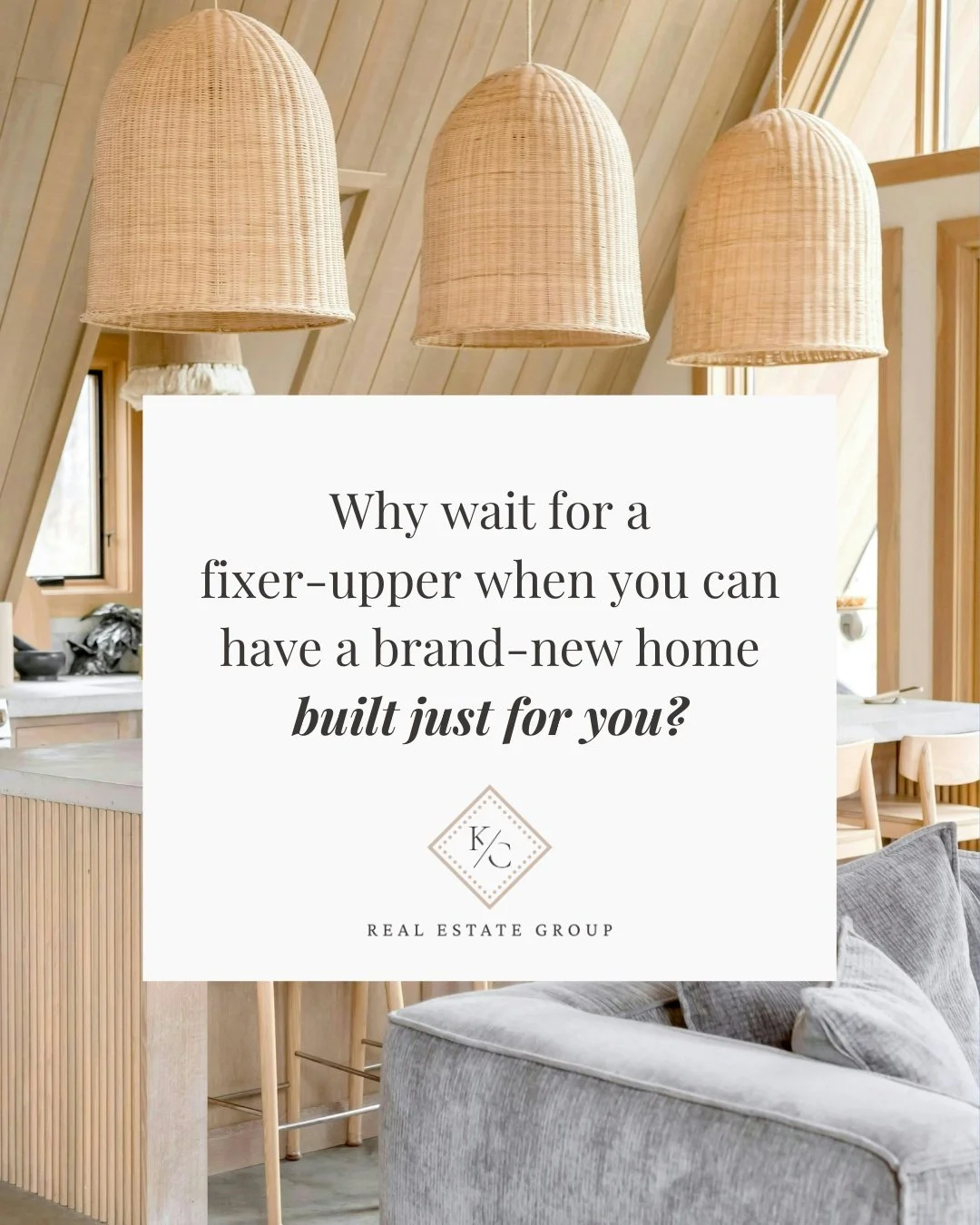 Ok, who here loves the idea of moving into a home that doesn&rsquo;t need any work? 🙋&zwj;♀️

We all have our hands raised, right?

That&rsquo;s the magic of new construction. 🪄
You get to skip the bidding wars and that &ldquo;we&rsquo;ll fix it ev