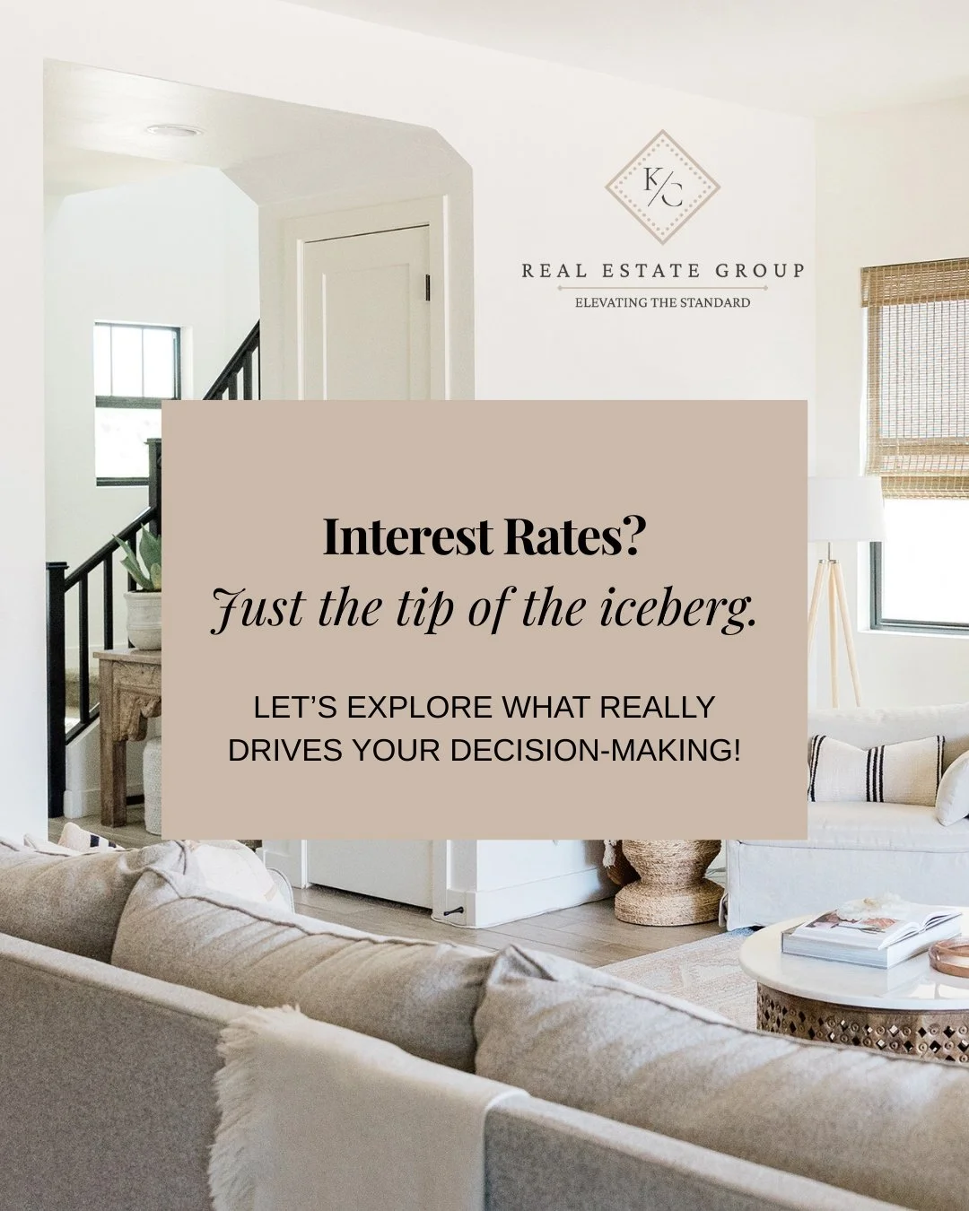Here&rsquo;s the problem with focusing on interest rates:

Focusing only on that number can make you miss the bigger picture of what really drives your real estate decisions!

Because the right time to buy isn&rsquo;t about what&rsquo;s going on with