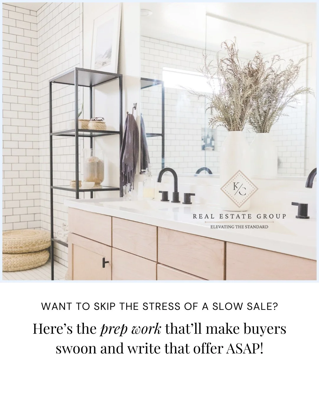 All my clients already know this...

It&rsquo;s the one thing all sellers want to avoid: A slow, stagnant sale. Having your home move slowly on the market is a recipe for stress and exhaustion.

The good news is that with a little prep work, you can 