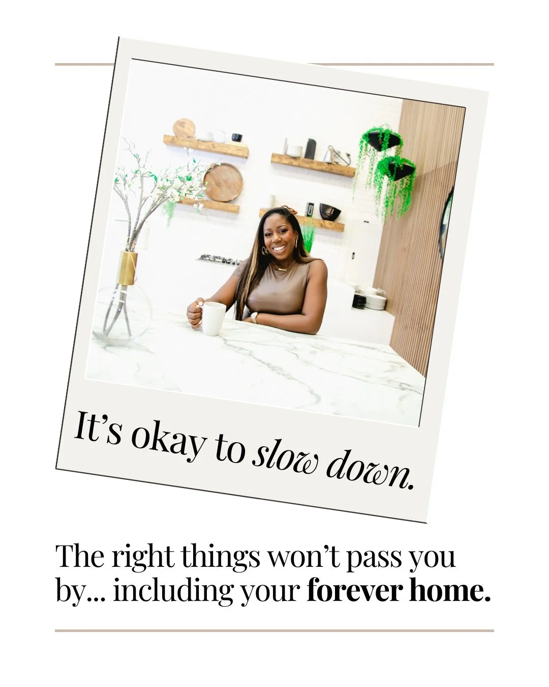 Consider this your permission slip to take a deep breath.

It&rsquo;s all going to be okay, even if you slow down or take a step back. This is especially true during the busy holiday season. 🎁

This is your reminder to enjoy the process, trust the t